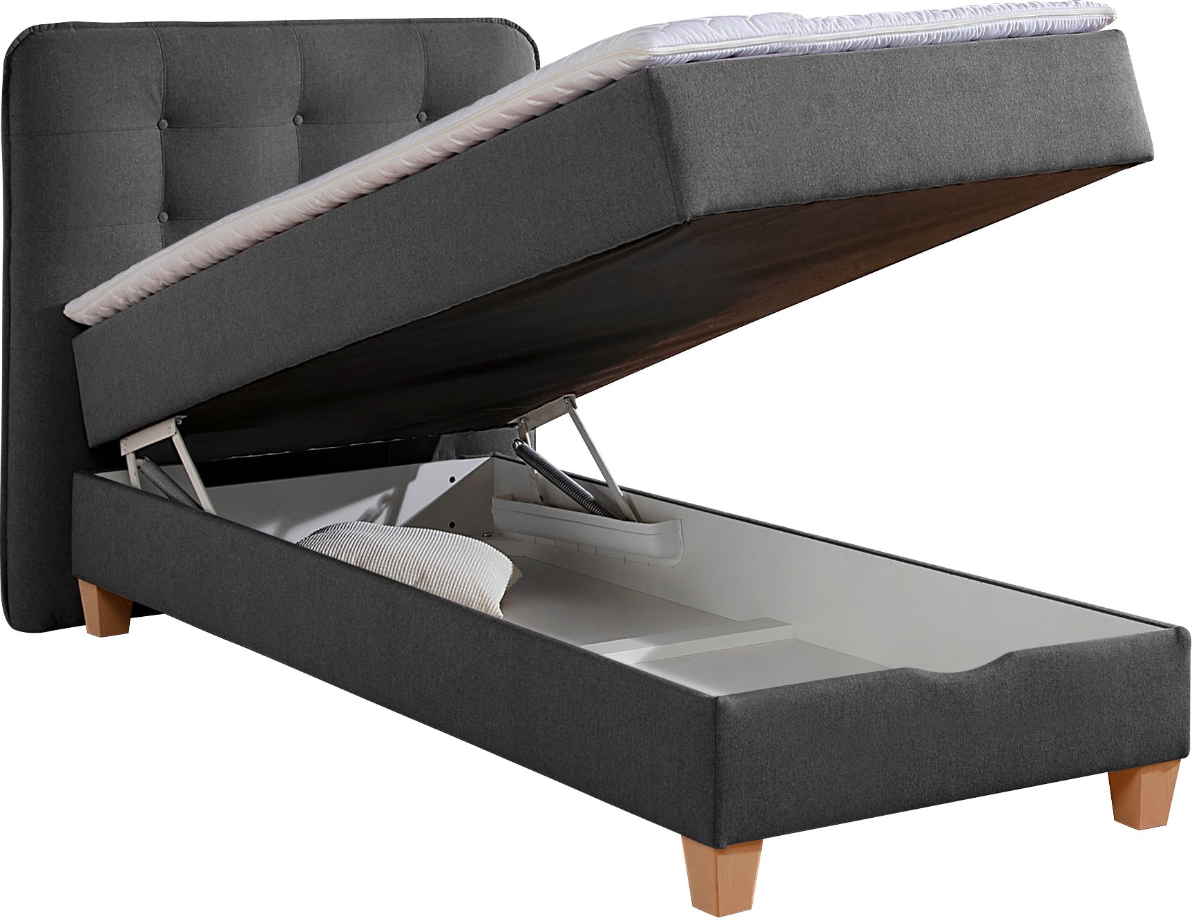 Home affaire Boxbett inklusive Kaltschaum-Topper und Bettkasten