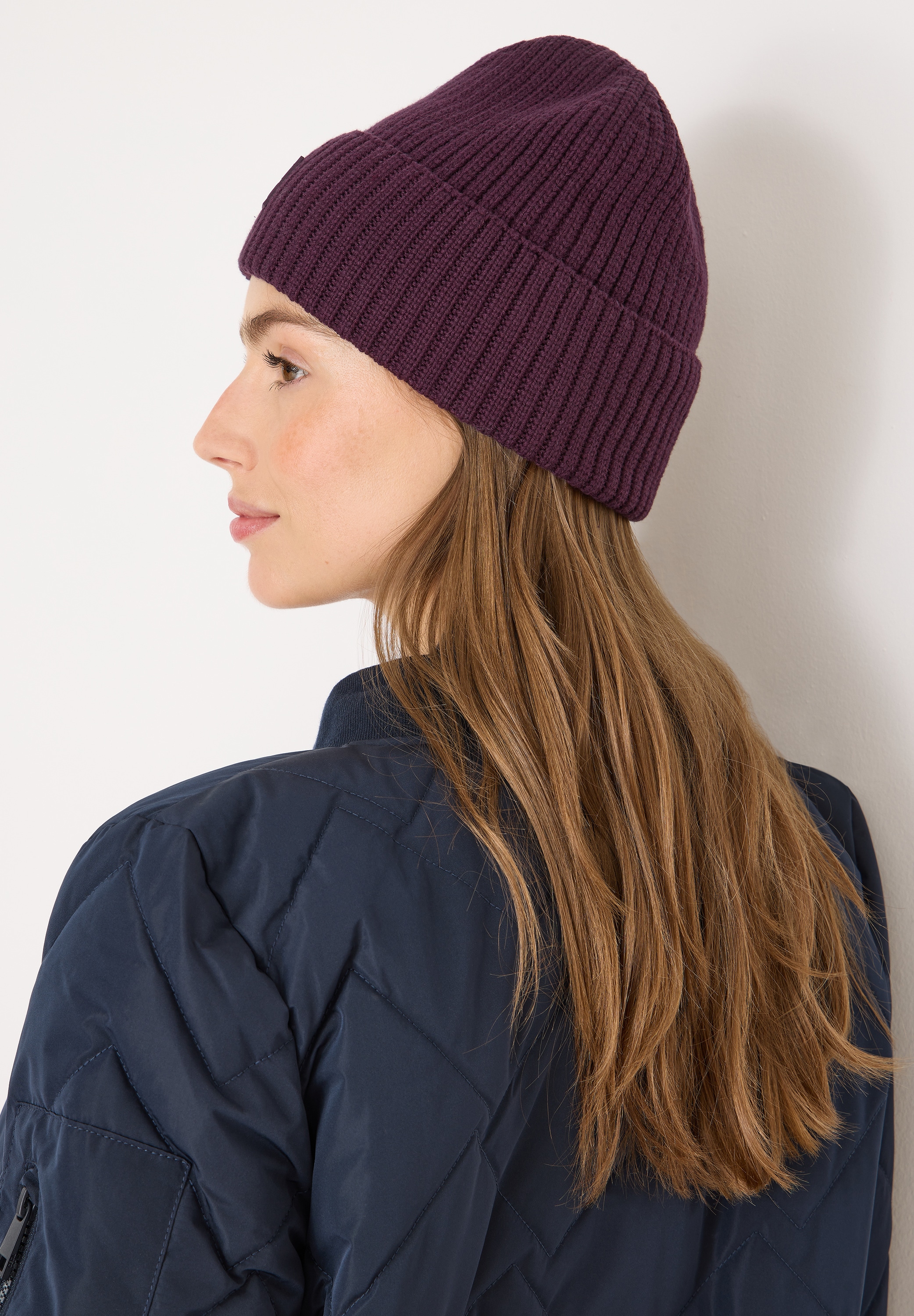 Cecil Strickmütze Beanie in Unifarbe