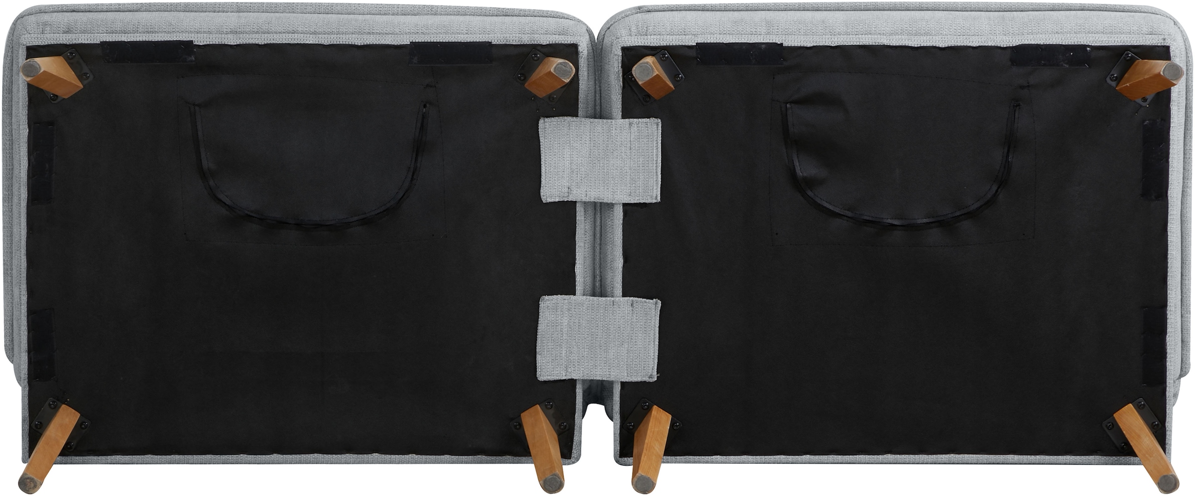 INOSIGN Sessel »DELANEY Schlafsofa, bestehend aus 2 Modulen, mit Schlaffunktion« Bettsofa, Schlafsessel, Klappsofa, erweiterbar, in Webstoff