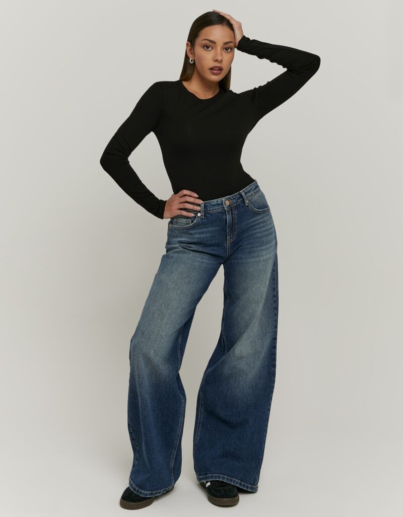Tally Weijl Jeans loose fit »SPADEWACKIE5« Baumwollmischung, Mid Waist