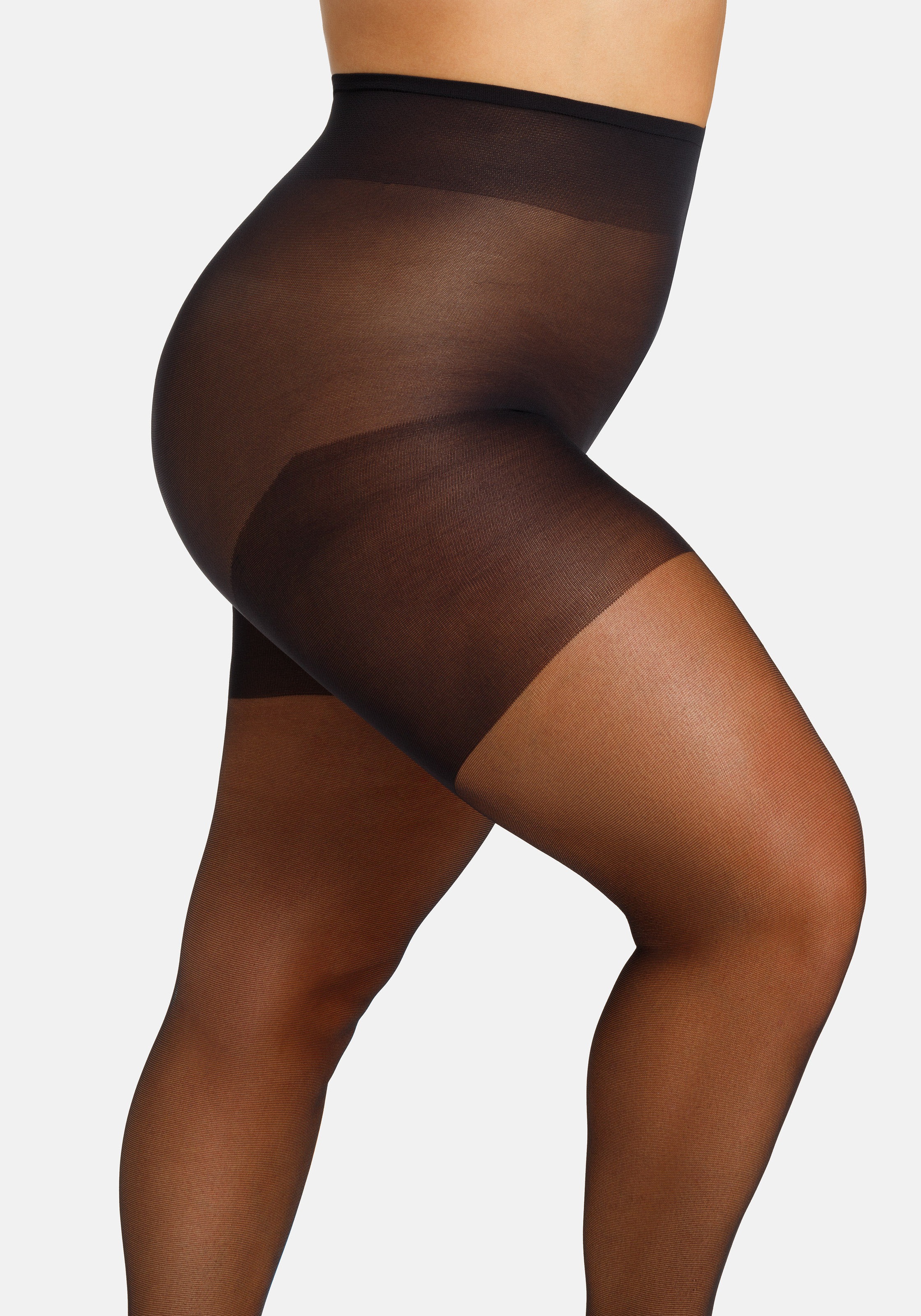 Camano Feinstrumpfhose »fine curvy«, (2er Pack), mit grossen Grössen