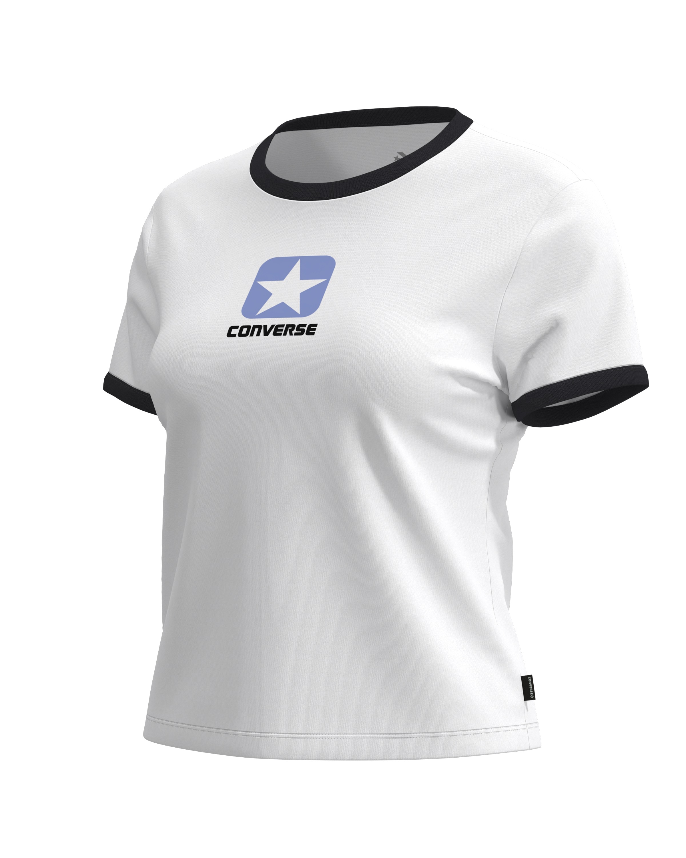 Converse T-shirt »RETRO BOX STAR TEE« avec coupe sportive, manches courtes, en coton, pour adultes