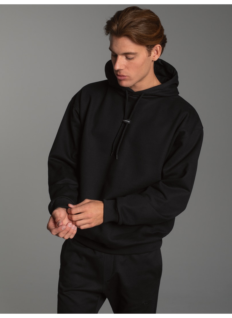 Image of Trigema Kapuzensweatshirt "TRIGEMA Hoodie mit modischem Logo-Weblabel"