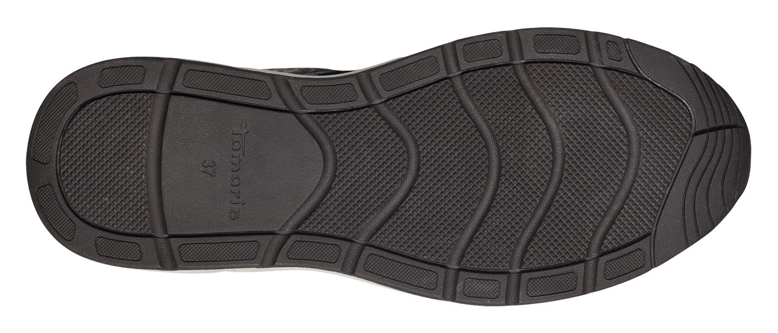 Tamaris Keilsneaker, Halbschuh, Schnürschuh, Freizeitschuh mit Kontrastbesätzen