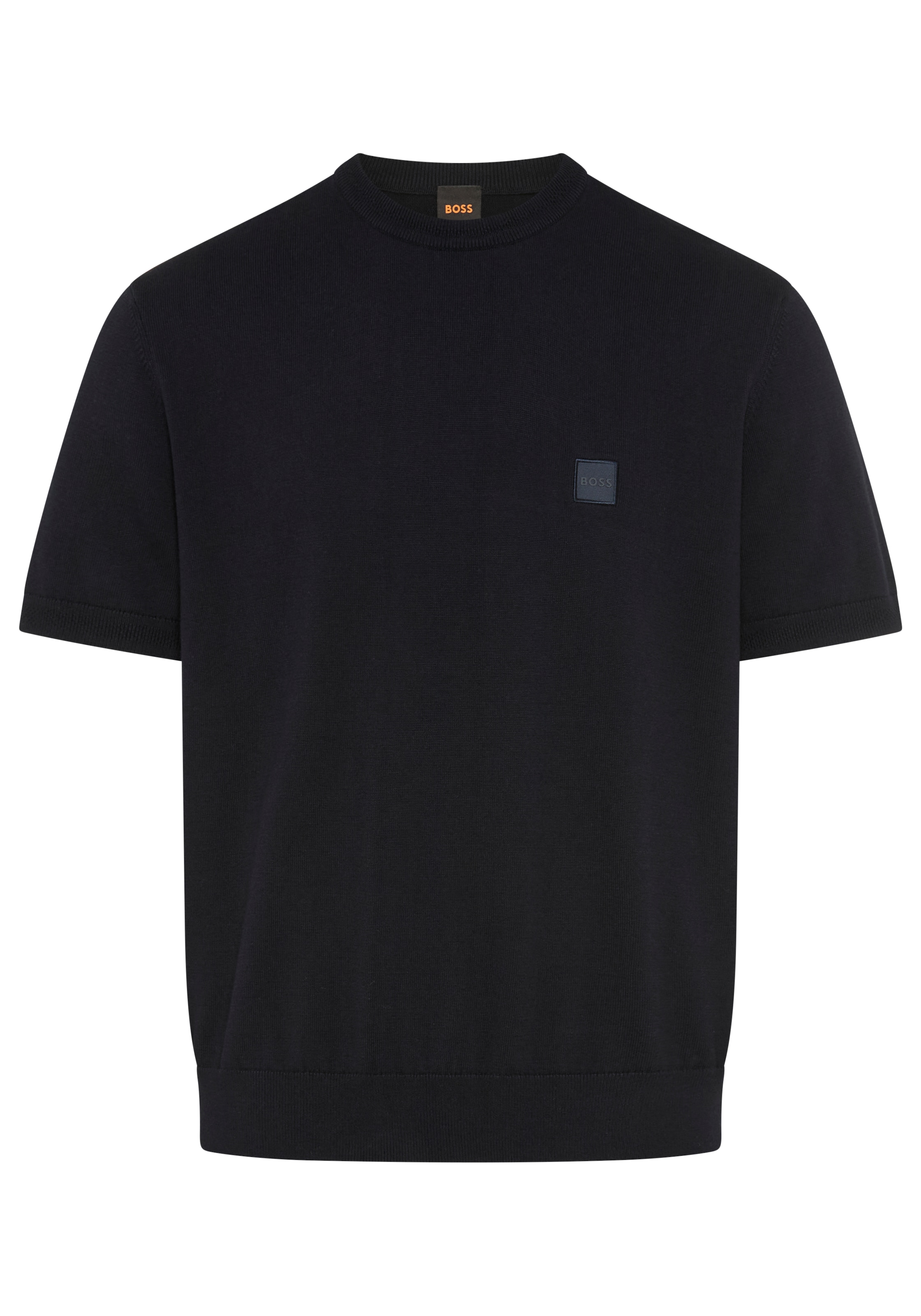 BOSS ORANGE Kurzarmpullover »Kanacho« mit Kaschmir-Anteil, Rundhals