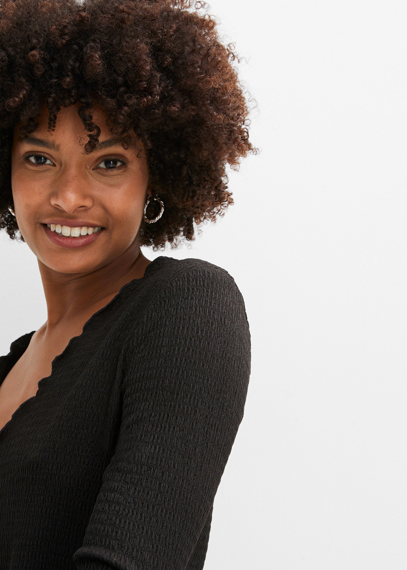 Image of bonprix Shirtjacke "Shirtjacke" bequeme Passform, mit Knopfverschluss, aus Polyester und Elasthan
