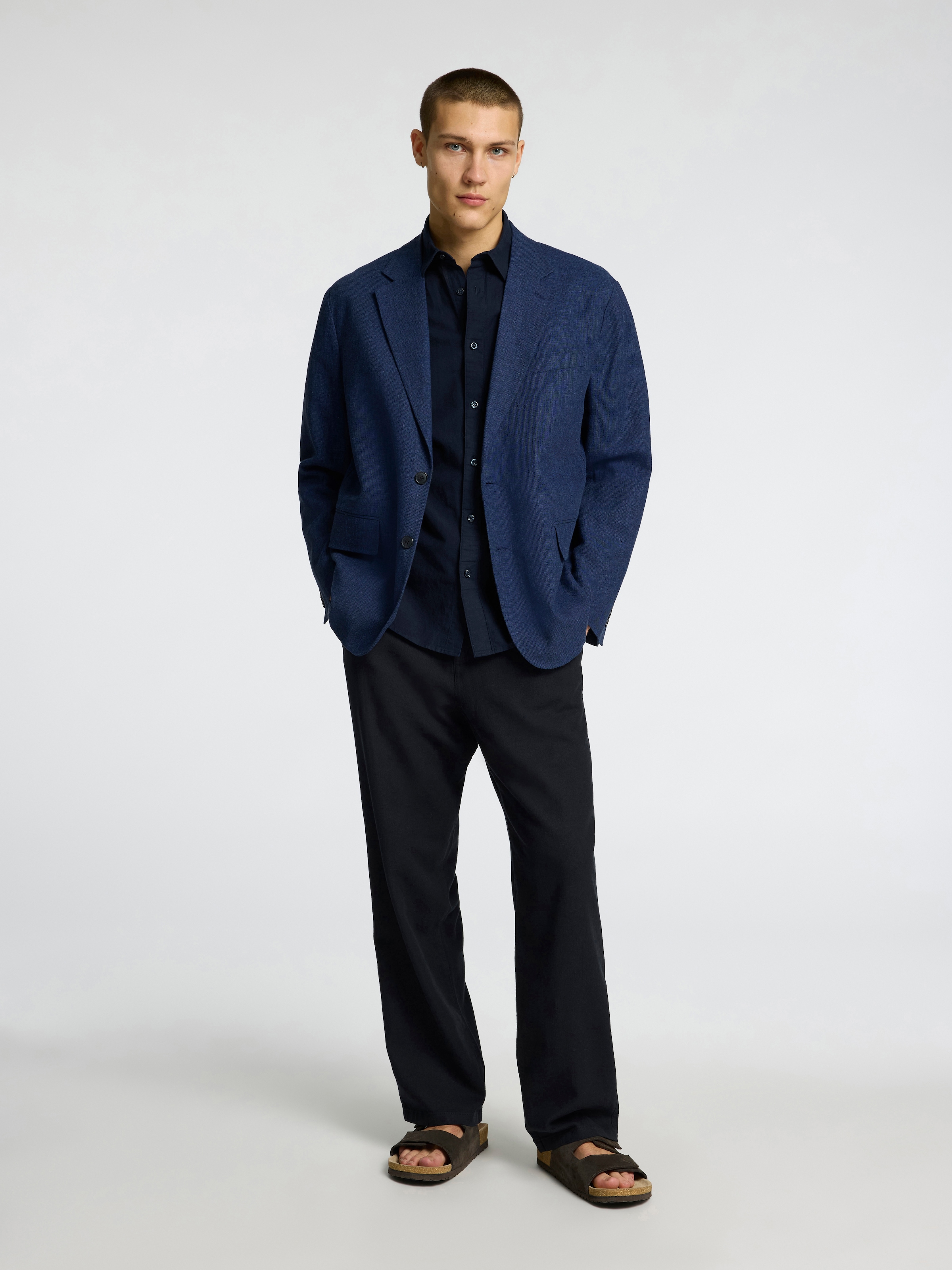 SELECTED HOMME Kurzarmhemd »SLHREG-SUN SHIRT SS NOOS«