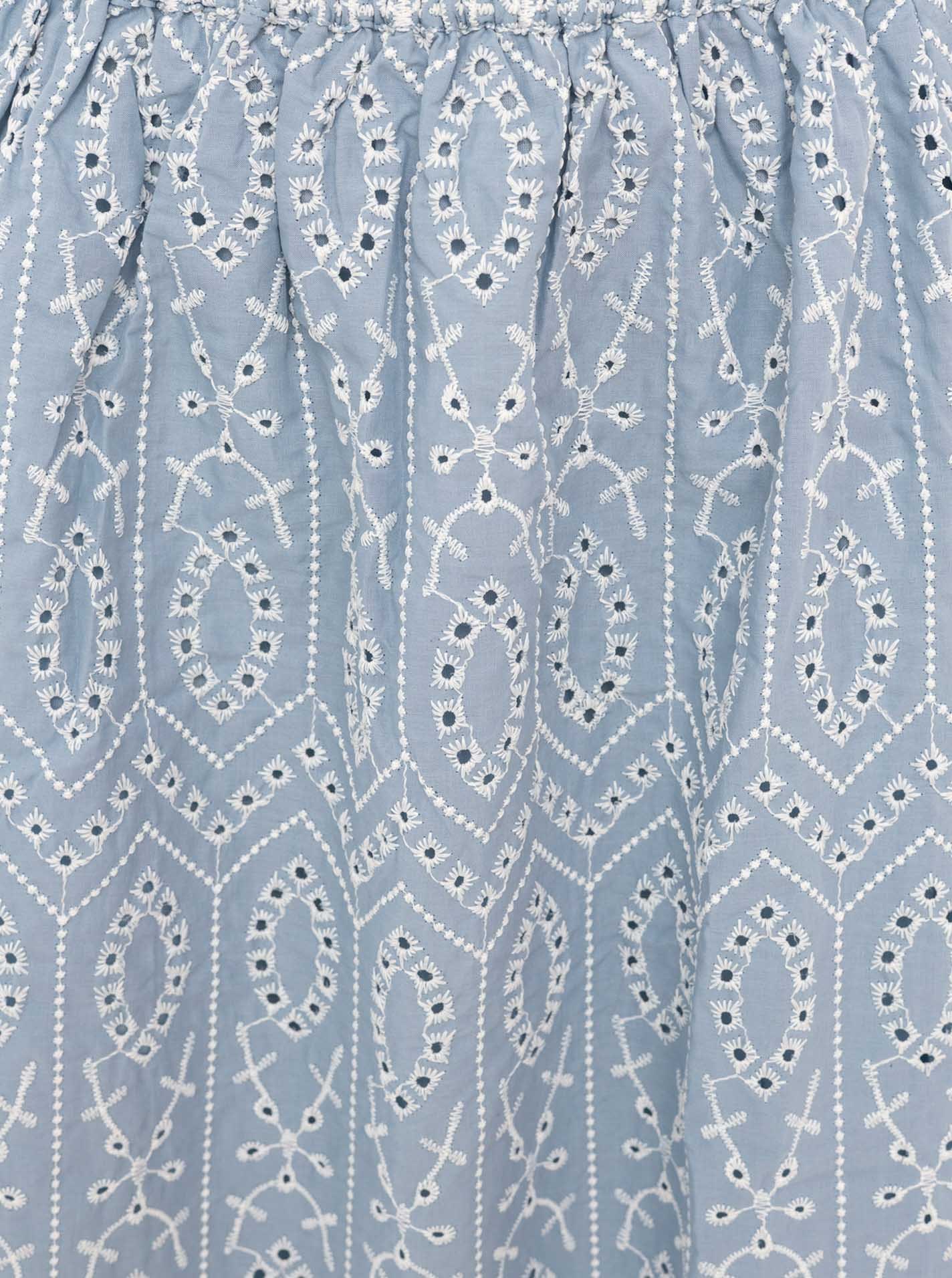 Zwillingsherz Maxi jupe »"Lochstickerei"« knöchellang, mit Lochspitze, elastischer Bund