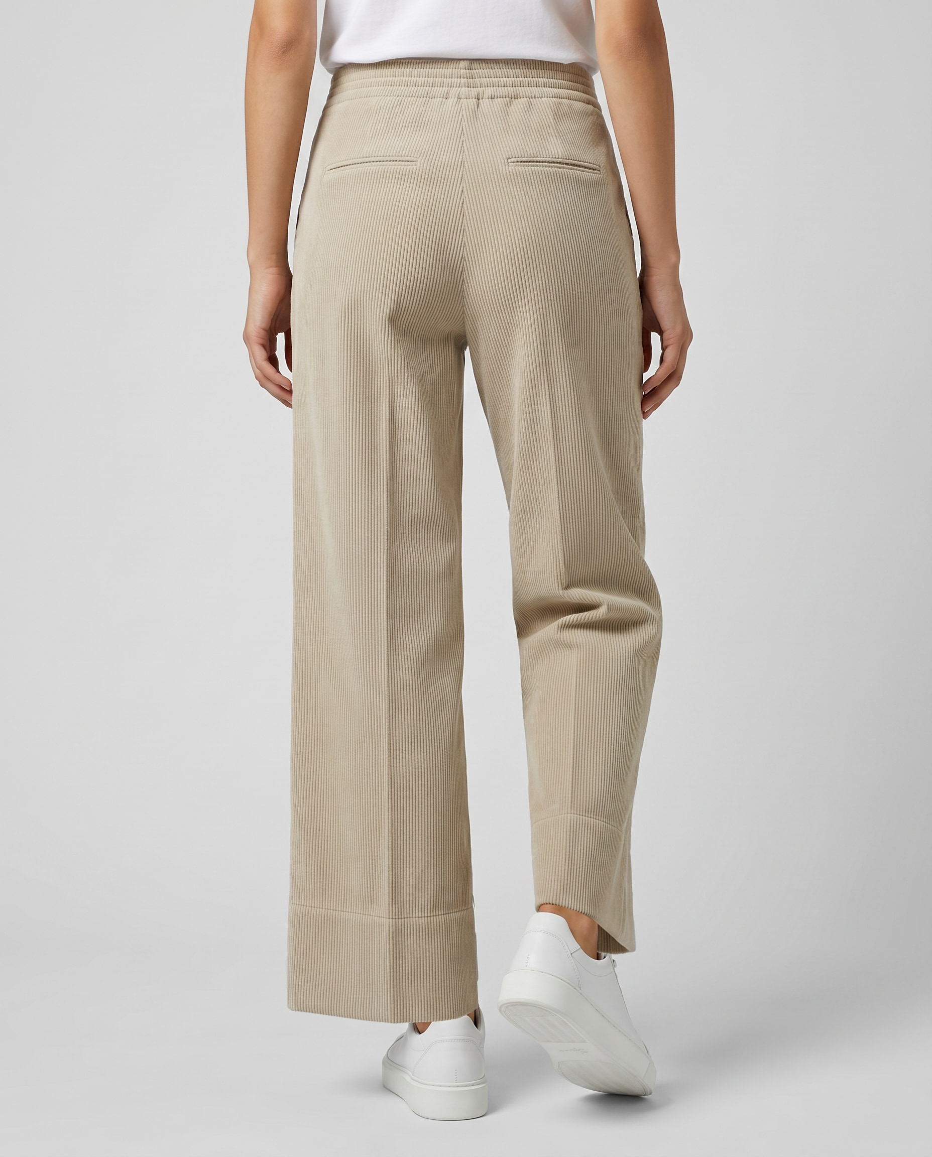 Stehmann 7/8-Hose »Fabienne3-700«  Weite Cordhose mit elastischem Bund