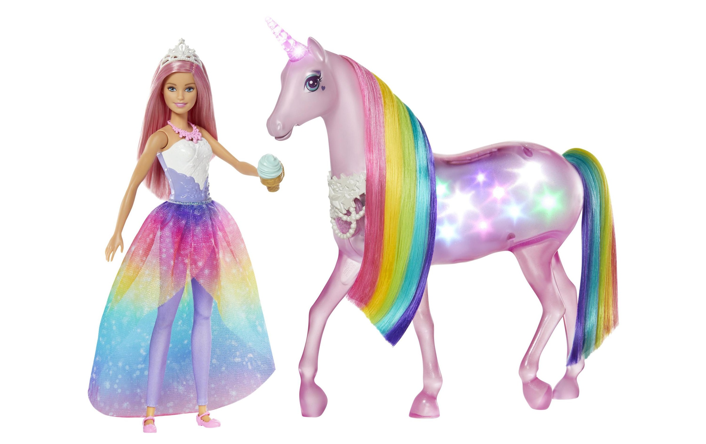 Image of Barbie Spielfigur »Dreamtopia Zauberlicht Einhorn« bei Ackermann Versand Schweiz