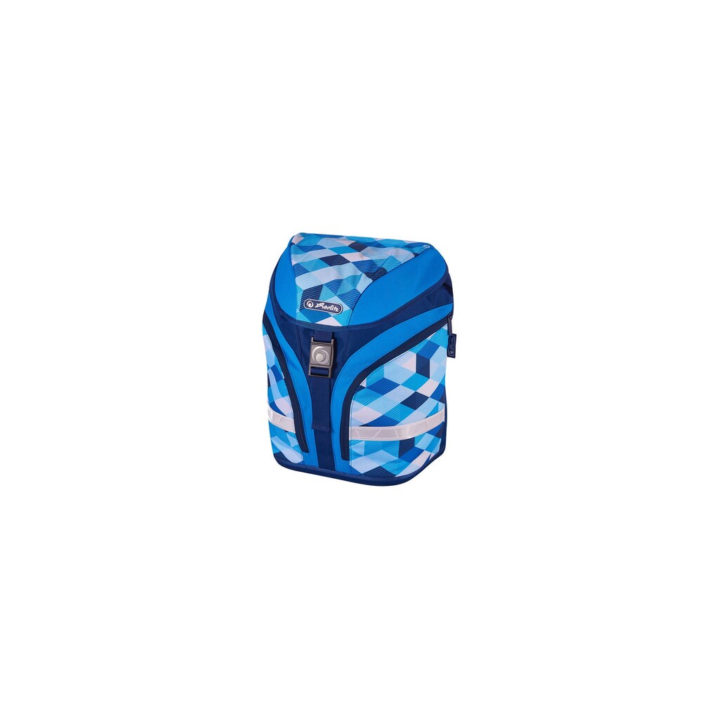 Herlitz Schulrucksack »Motion Plus Blue Cubes 4-teilig«