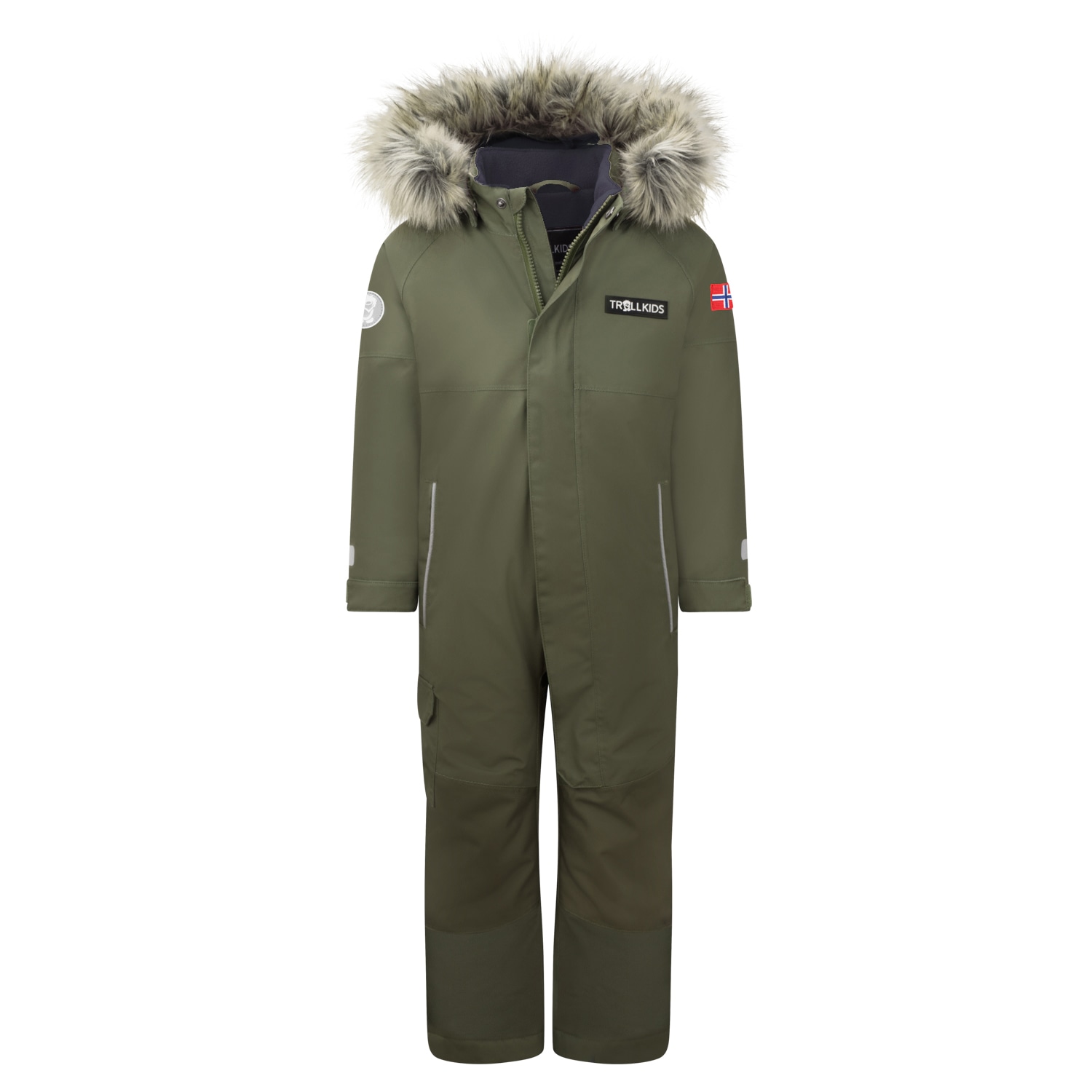Image of TROLLKIDS Schneeoverall "KIDS KIRKENES SNOWSUIT" für Kinder, mit abnehmbarer und verstellbarer Kapuze