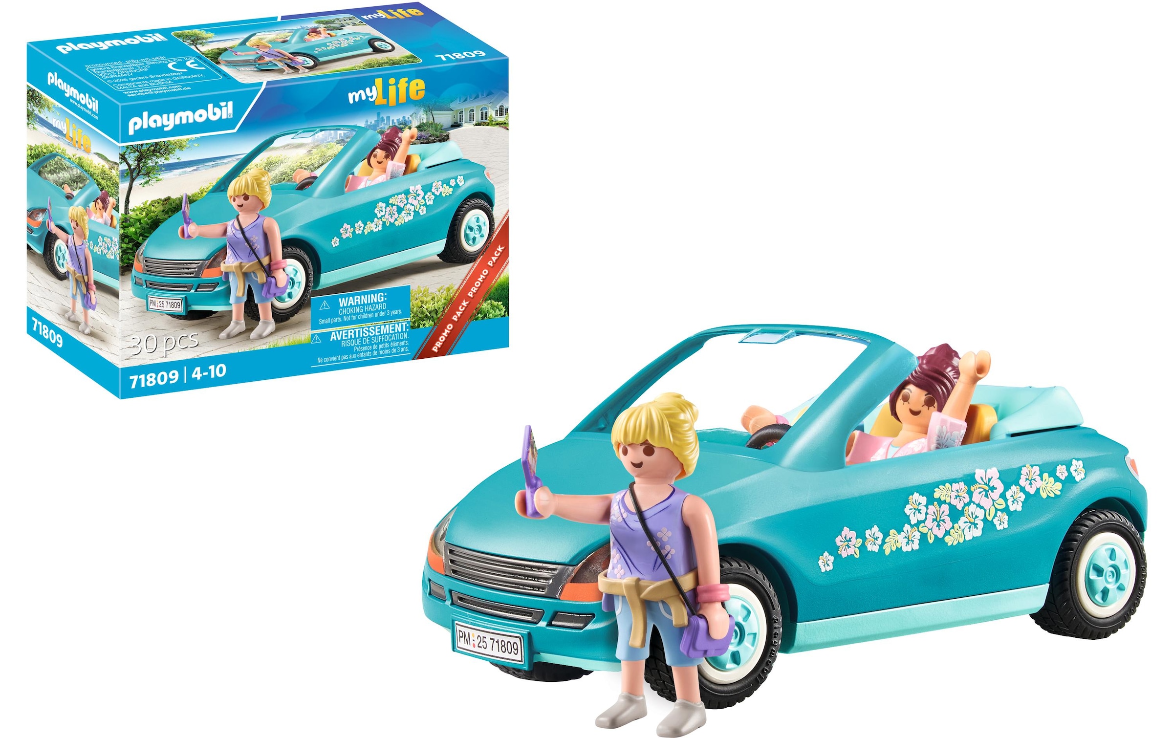 Playmobil® Spielbausteine »My Life Cabrioausflug 71809«, (30 St.)