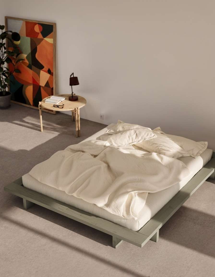 Karup Design Futonbett »Bettgestell JAPAN BED Futonbett aus FSC®-zertifiziertem Massivholz« Mit Lattenrost,  zeitlos, bequem & in mehreren Farben und Grössen erhältlich