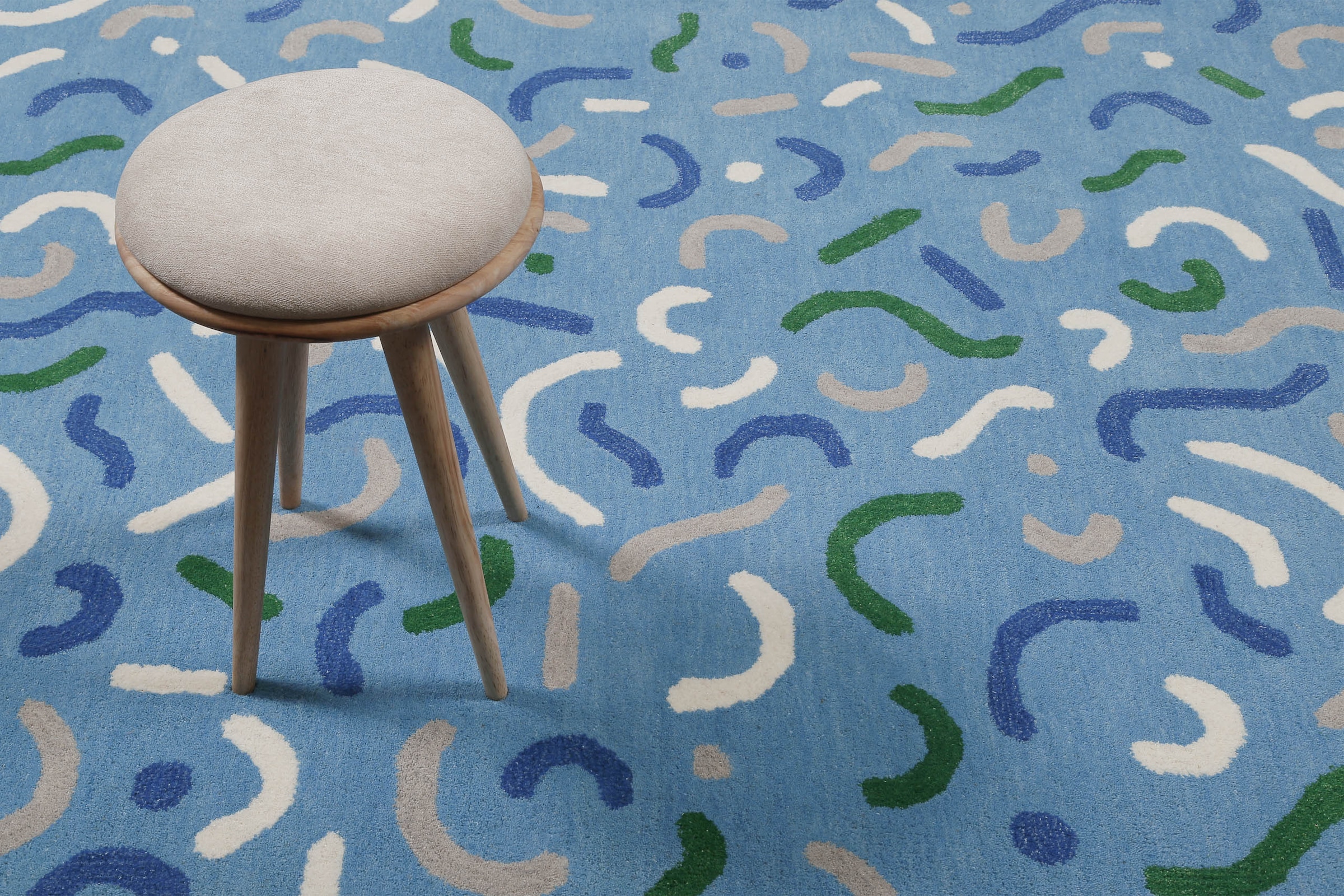 SMART KIDS Tapis pour enfants »Confetti« Rectangulaire 16 mm Höhe Kinder- & Spielteppich, Hoch-Tief-Effekt, Schurwolle, Kinderzimmer