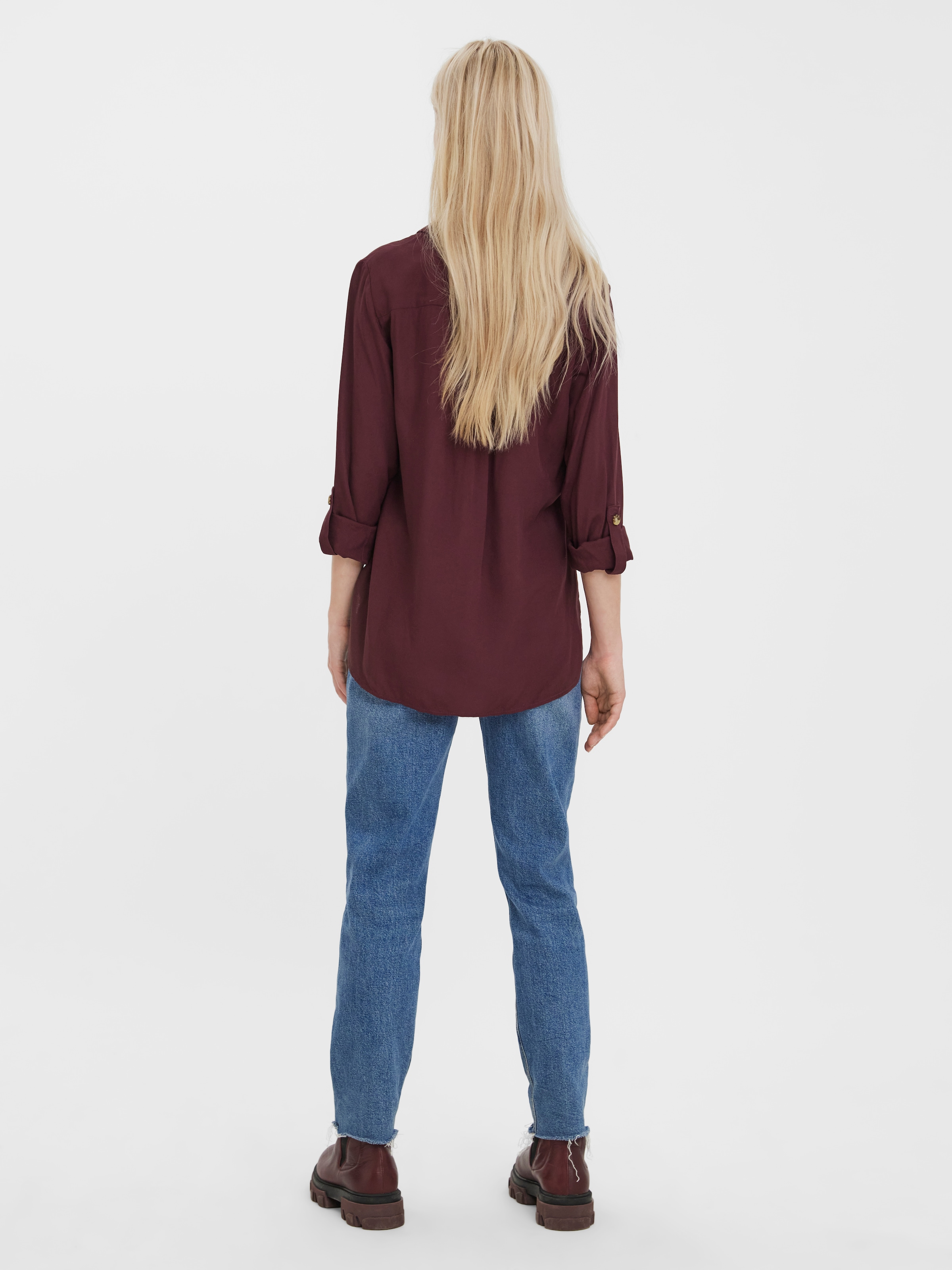 Vero Moda Hemdbluse »VMBUMPY L/S SHIRT NEW WVN GA NOOS«