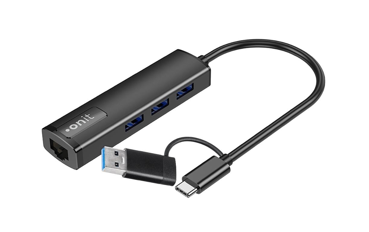 onit 1100000002199 »USB-Hub C/A – 3A1RJ45«