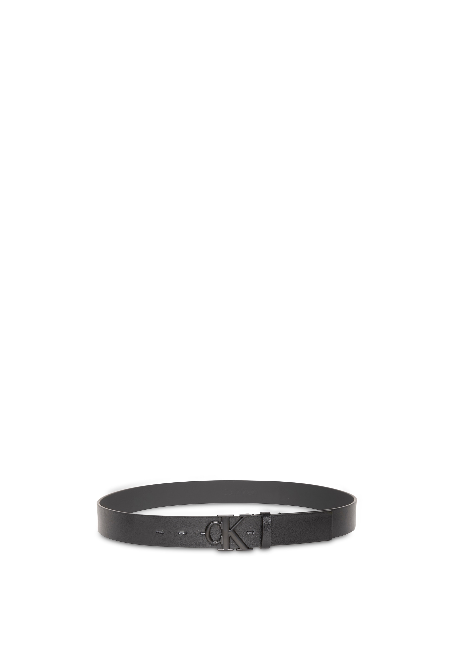 Calvin Klein Ceinture en cuir »MONOGRAM BUCKLE 35MM« Grössenverstellbar