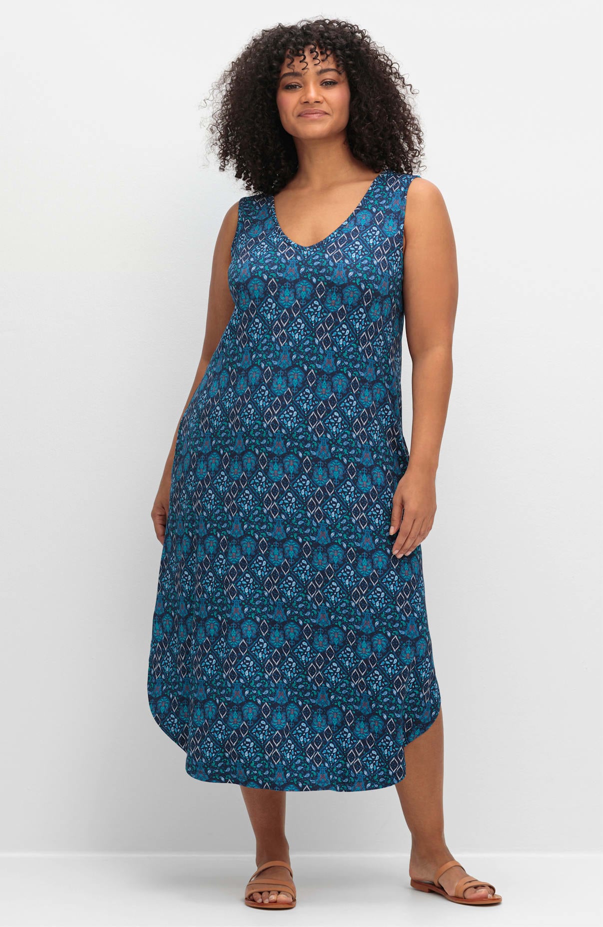 Sheego Jerseykleid "Jerseykleid"