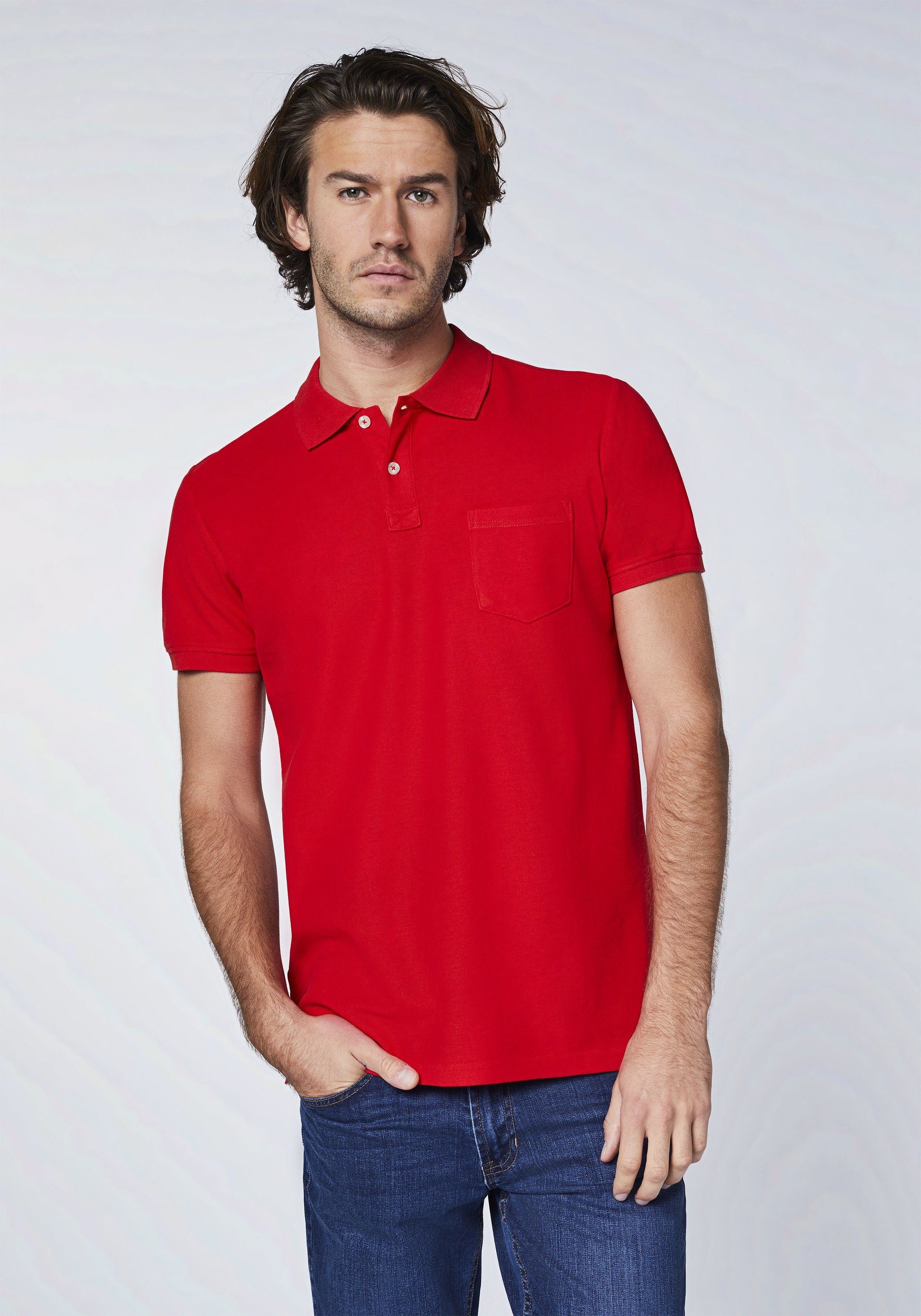 Poloshirt »unifarben«