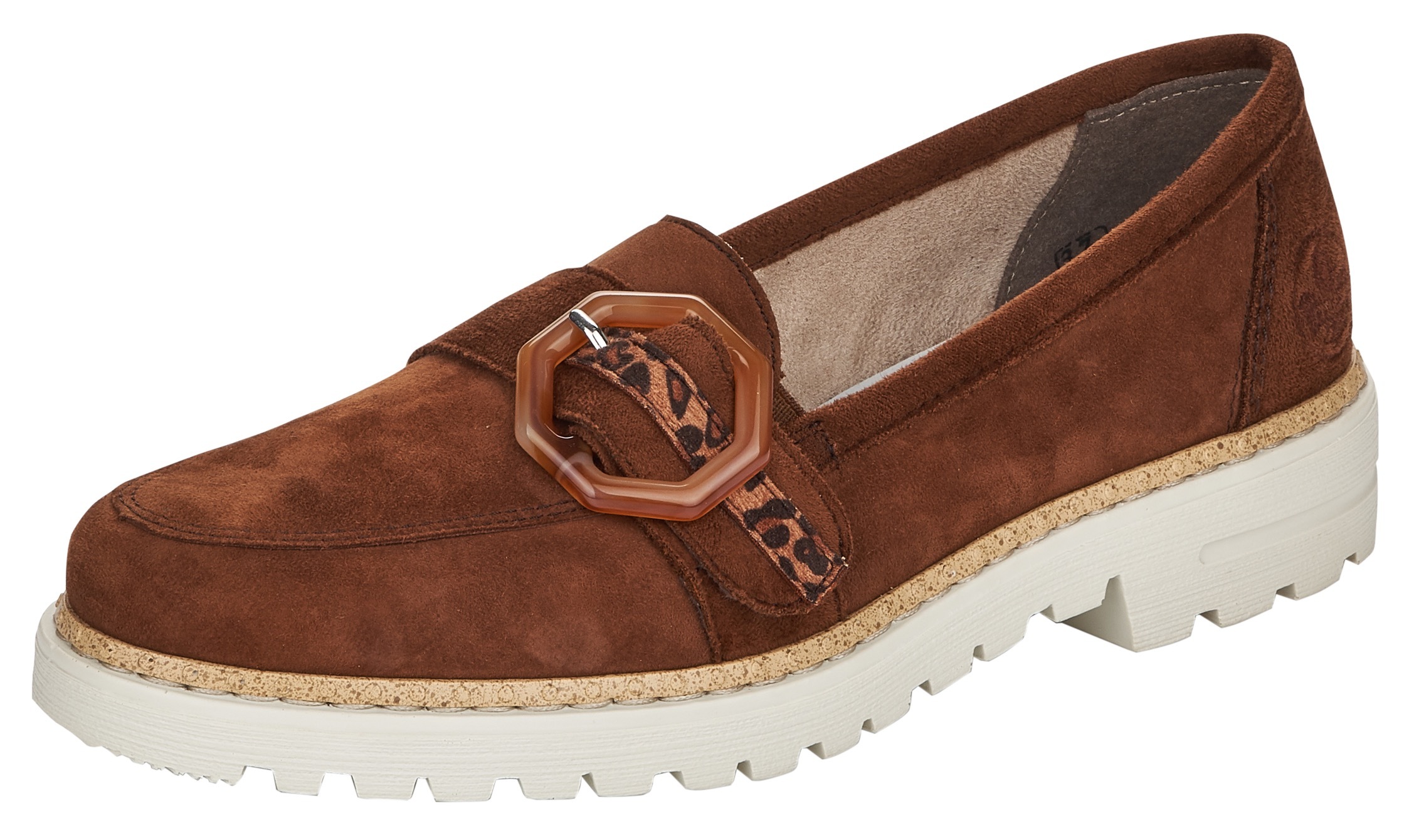 Image of Rieker Slipper, mit heller Profilsohle bei Ackermann Versand Schweiz