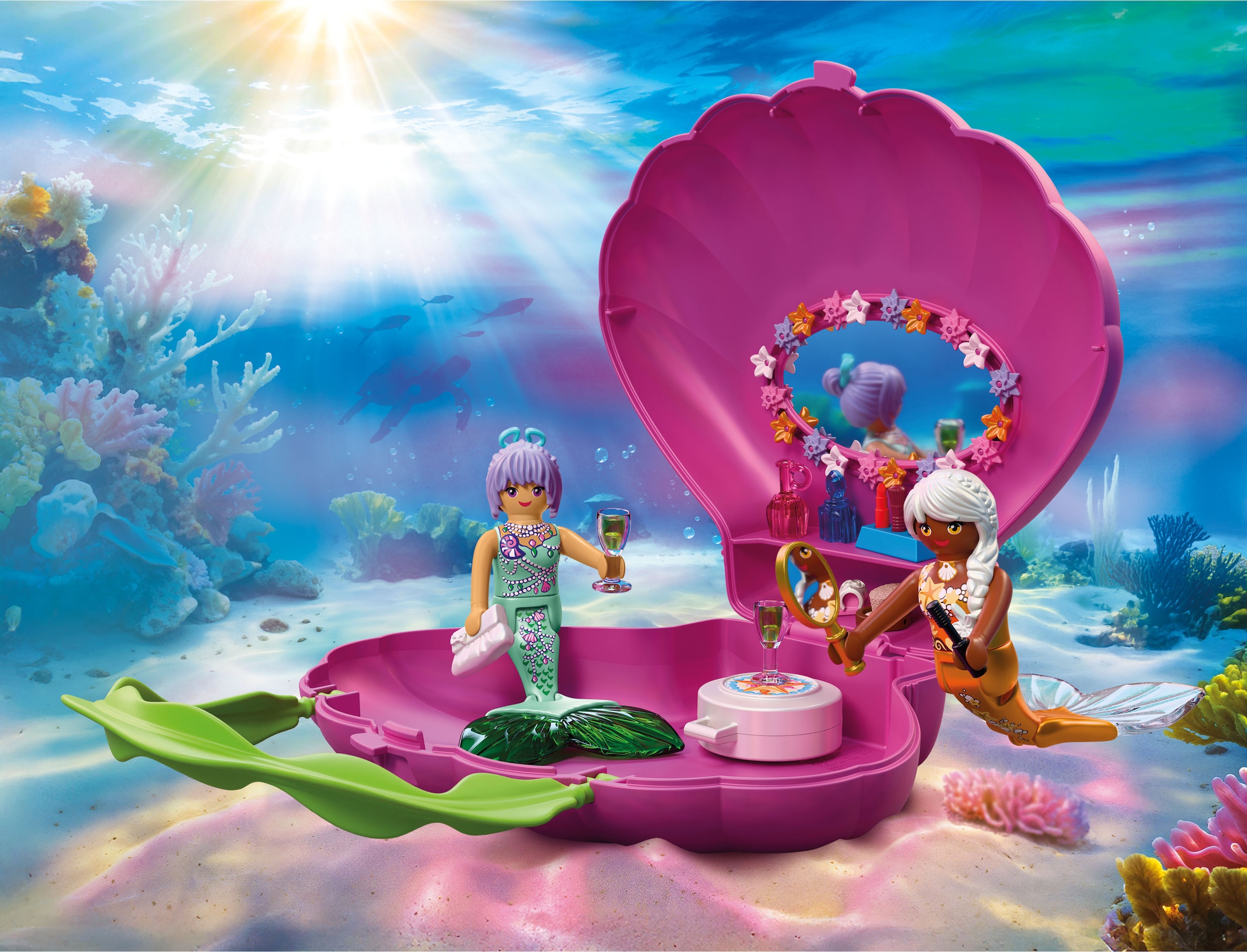 Playmobil® Jeu de construction »Muscheltasche Meerjungfrauen (72105), Fantasy & Magic«