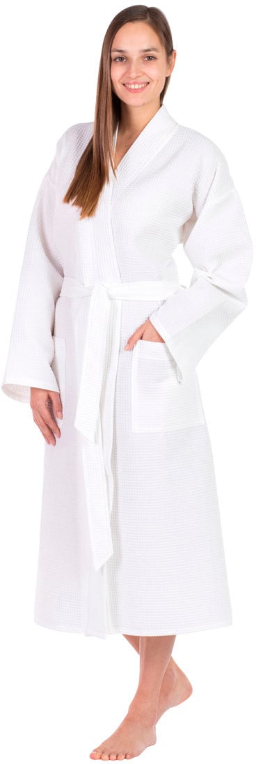 framsohn frottier Unisex-Bademantel »Unisex Waffelpique«, leger geschnitten,... kaufen