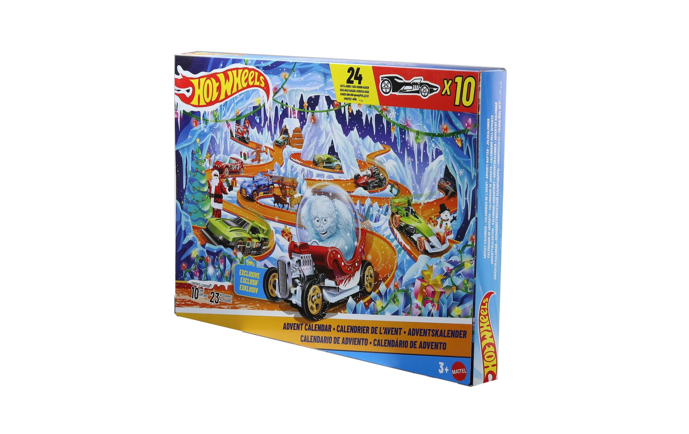 Hot Wheels Jouet calendrier de l'Avent »Adventskalender 2026 im Massstab 1:64«