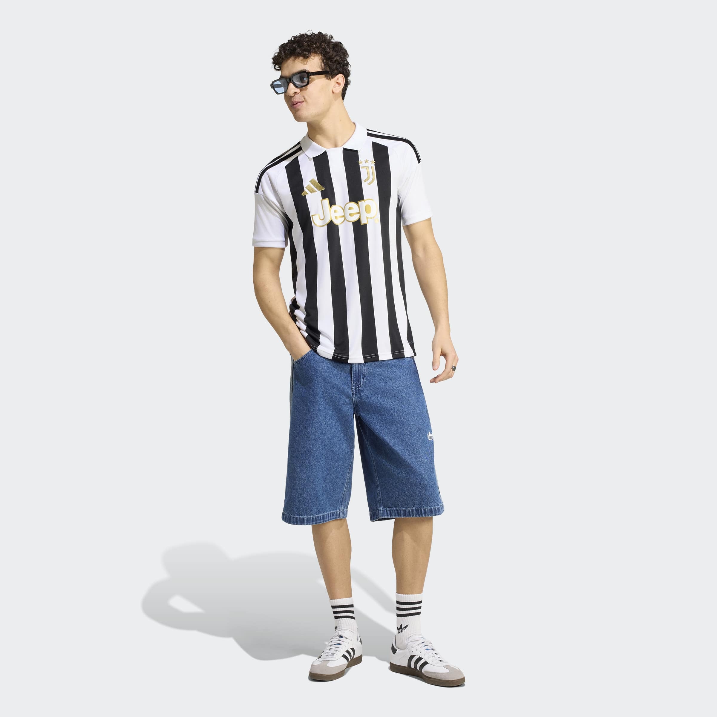 adidas Performance Fussballtrikot »JUVE H JSY« mit Climacool Technologie, schmale Passform, mit klassischem Kragen