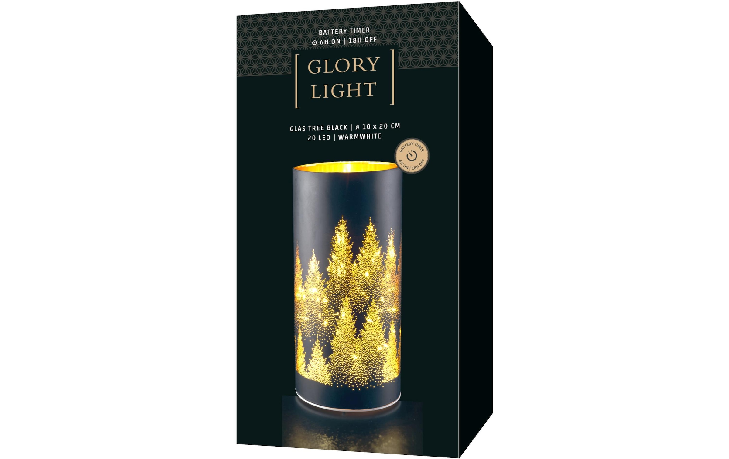 STT LED Dekofigur »Tree L, 20 LED, Ø 10 cm,« Warmweiss