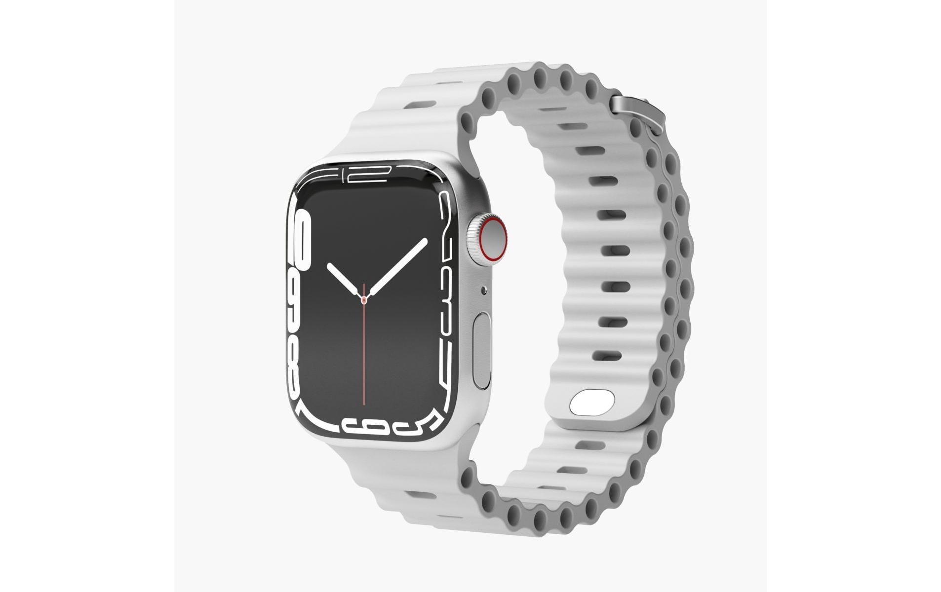 VONMÄHLEN Uhrenarmband »Band Apple Watch 42/44/45/49 mm Light Gray«