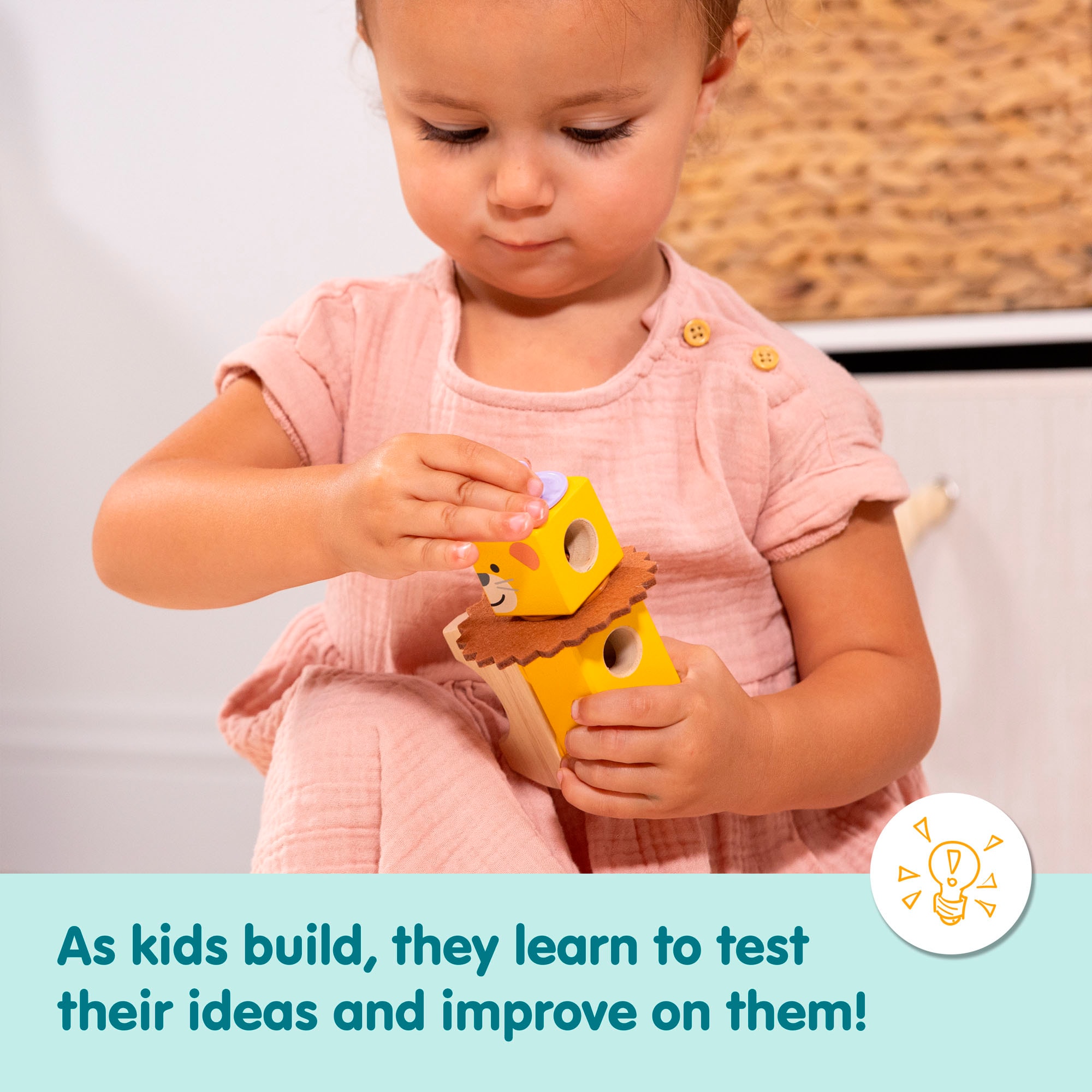 Spin Master Spielbausteine »Melissa & Doug Blockables Safari«