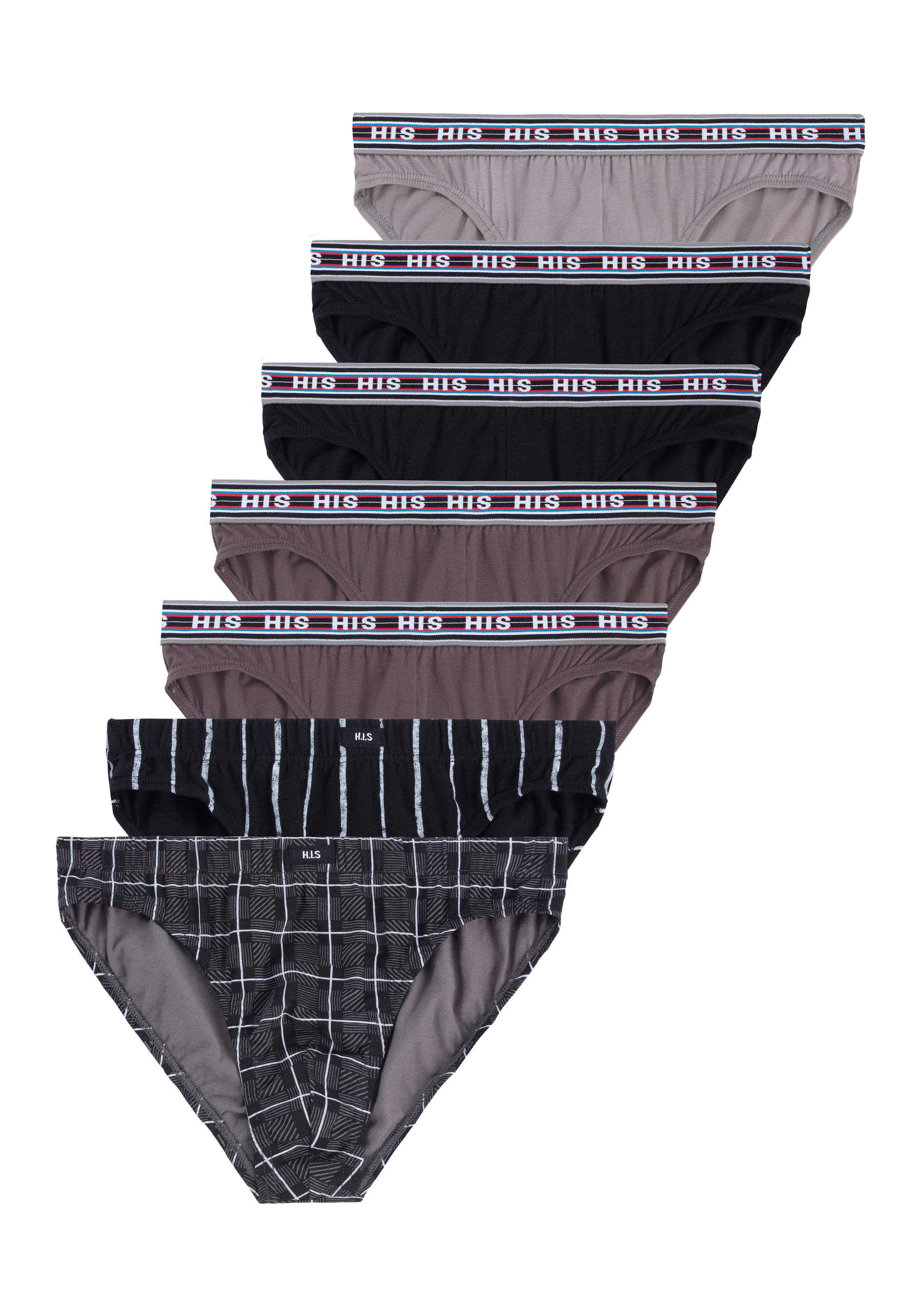 Image of H.I.S Slip Packung, 7 Stk. aus Baumwoll-Stretch