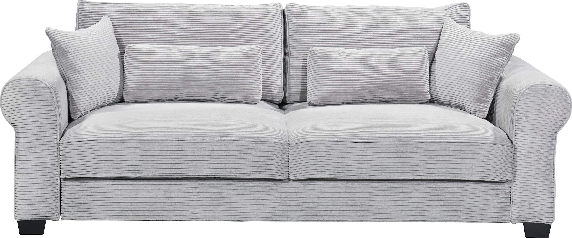 ED EXCITING DESIGN Schlafsofa »Angelina«, mit Bettkasten & 4 Zierkissen