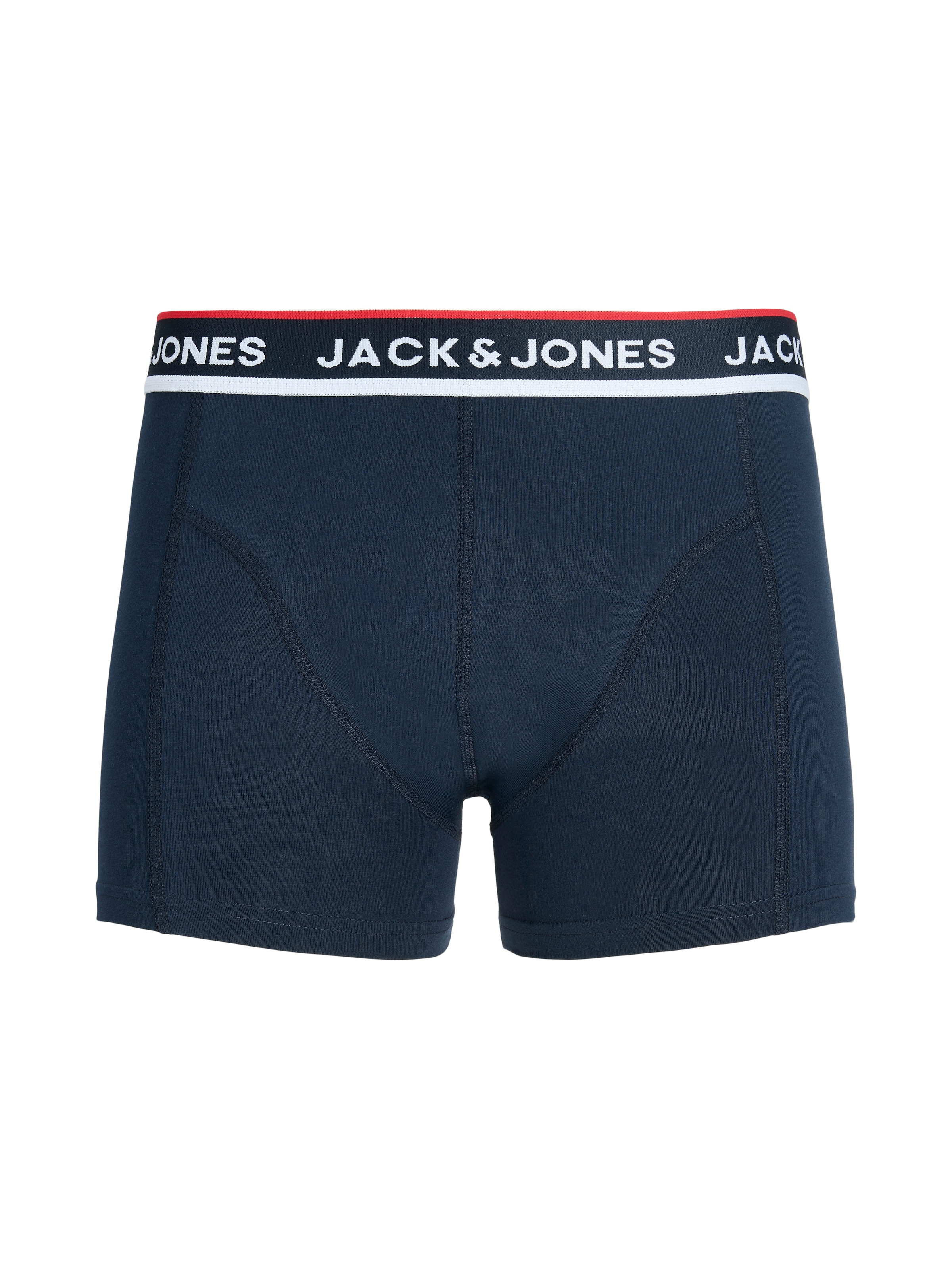 Jack & Jones Tronc »JACSWAY SOLID TRUNKS 3 PACK« Paquet, 3 cuis mélange de coton, ceinture élastique