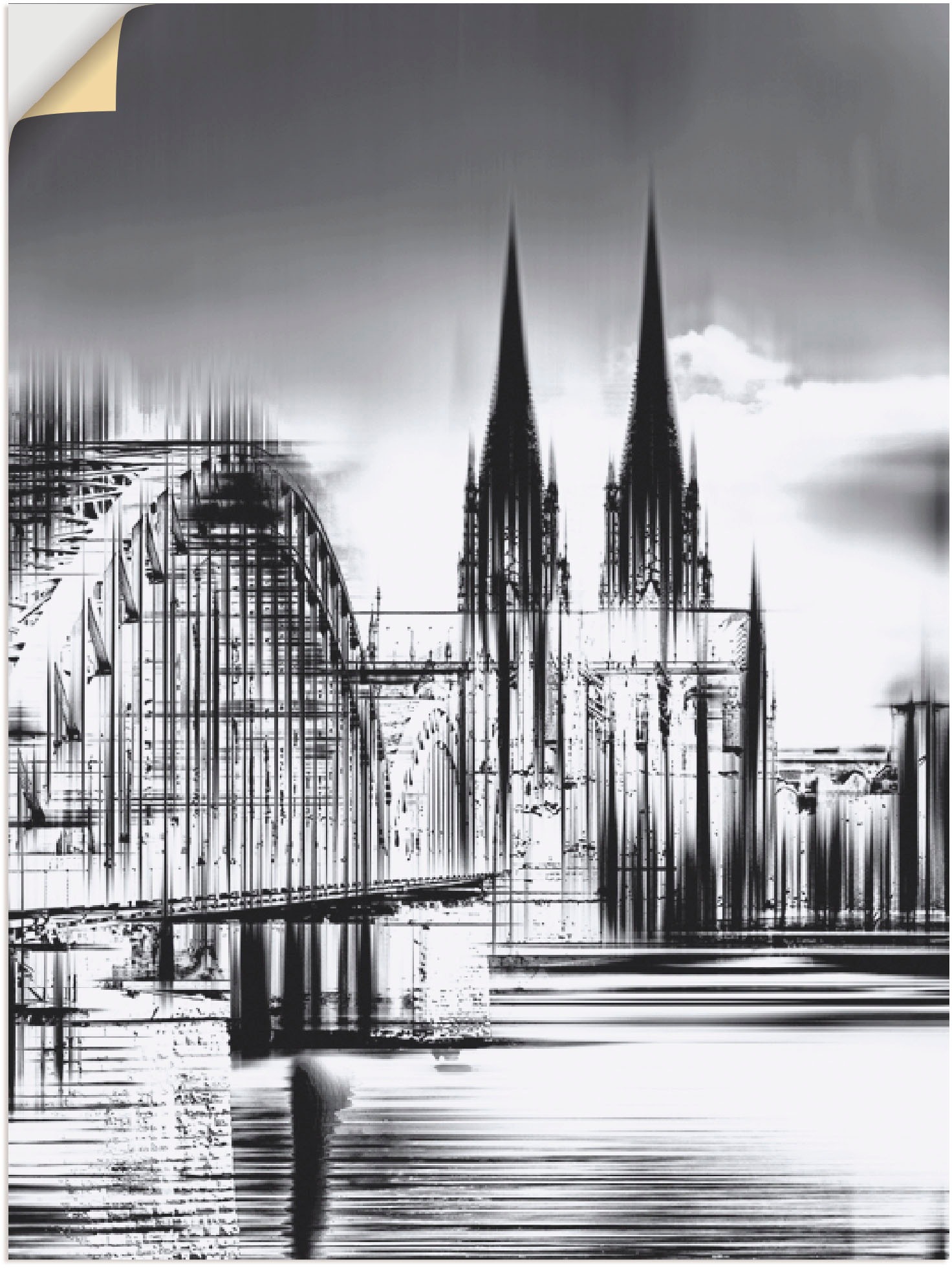 Image of Artland Wandbild »Köln Skyline Collage III«, Deutschland, (1 St.), in vielen Grössen & Produktarten -Leinwandbild, Poster, Wandaufkleber / Wandtattoo auch für Badezimmer geeignet bei Ackermann Versand Schweiz