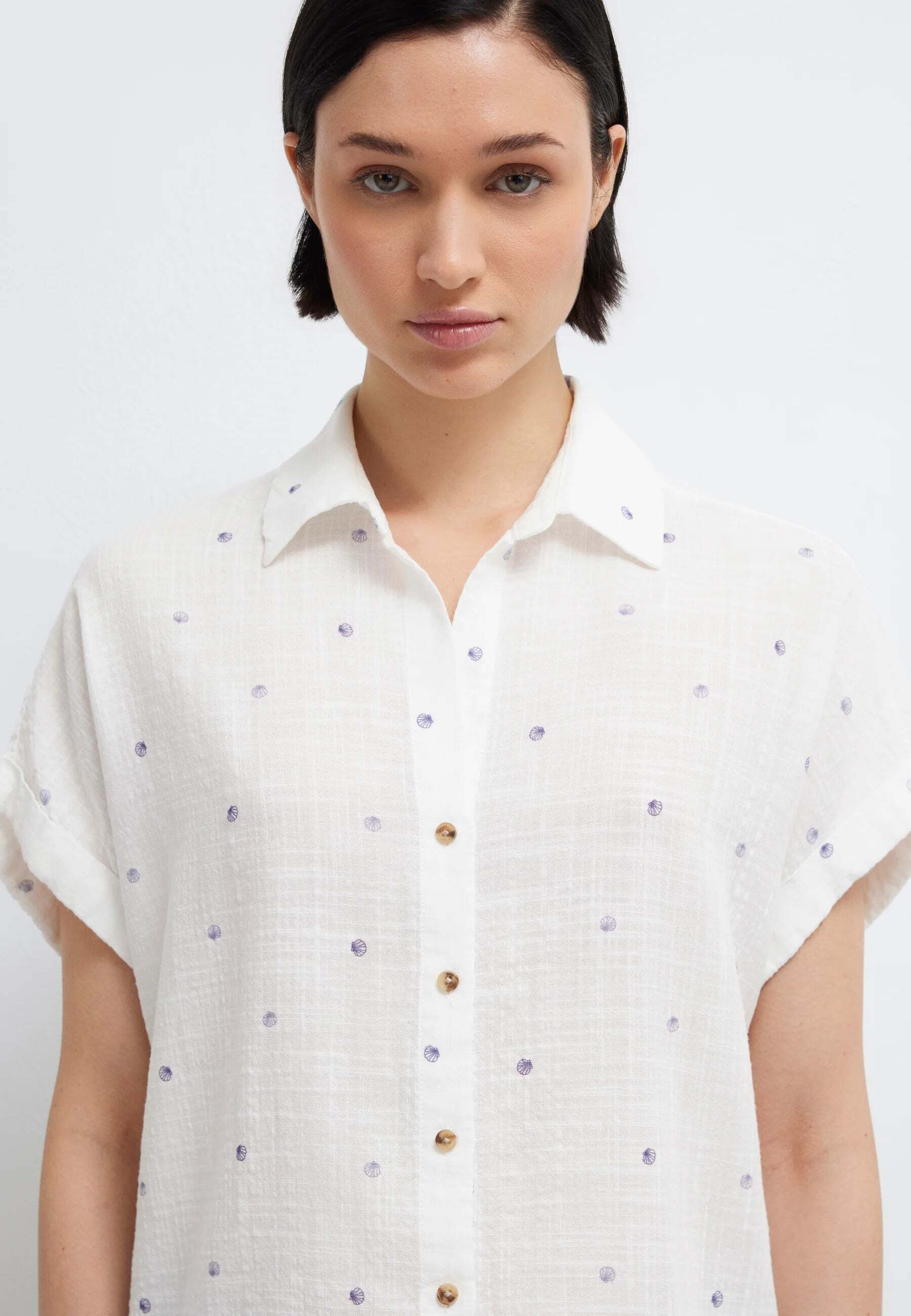 Mavi Kurzarmbluse »Mavi Kurzarmbluse Short Sleeve Woven«