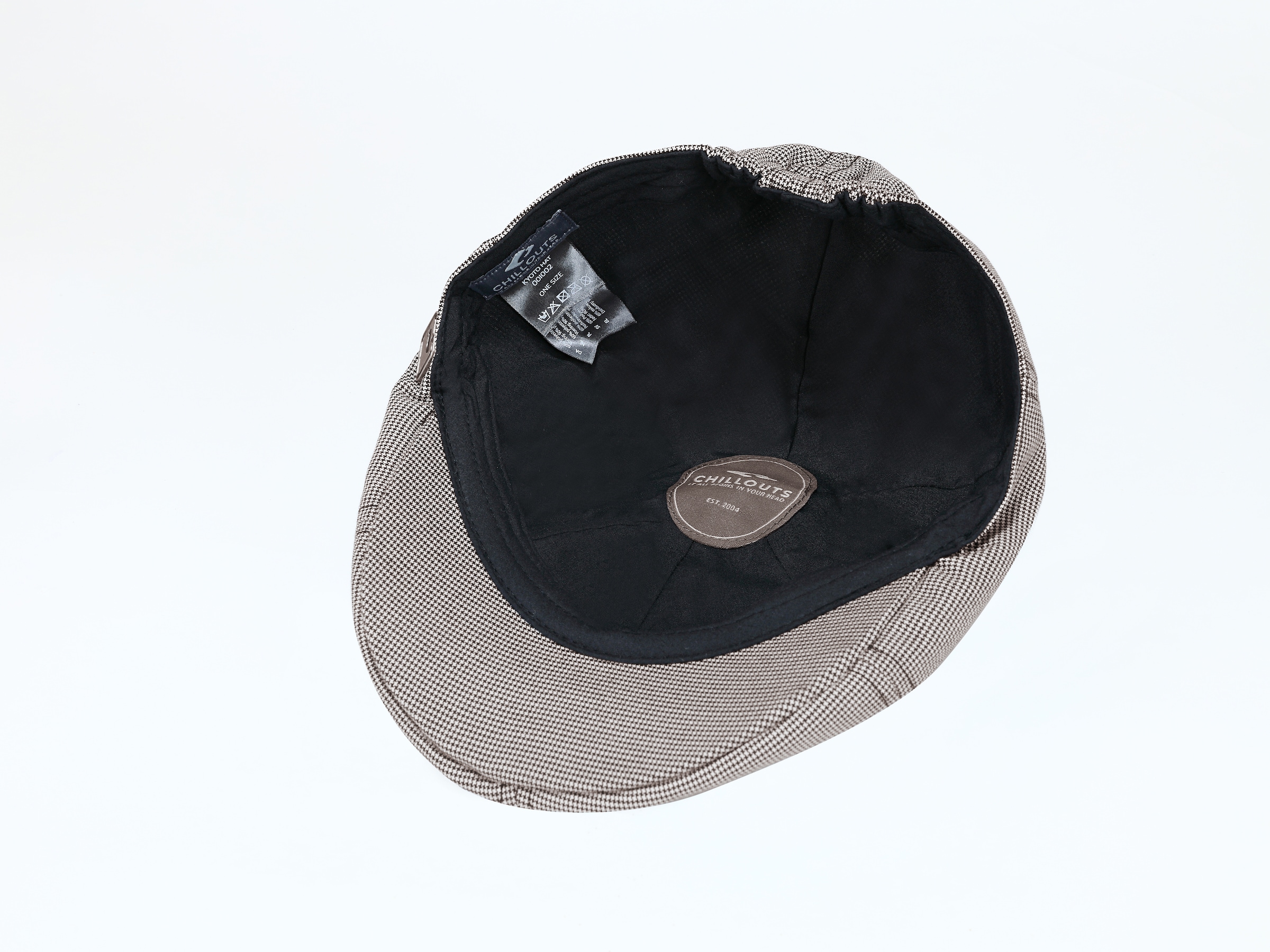 chillouts Schiebermütze »Kyoto Hat« mit modernem Karomuster & Gummizug