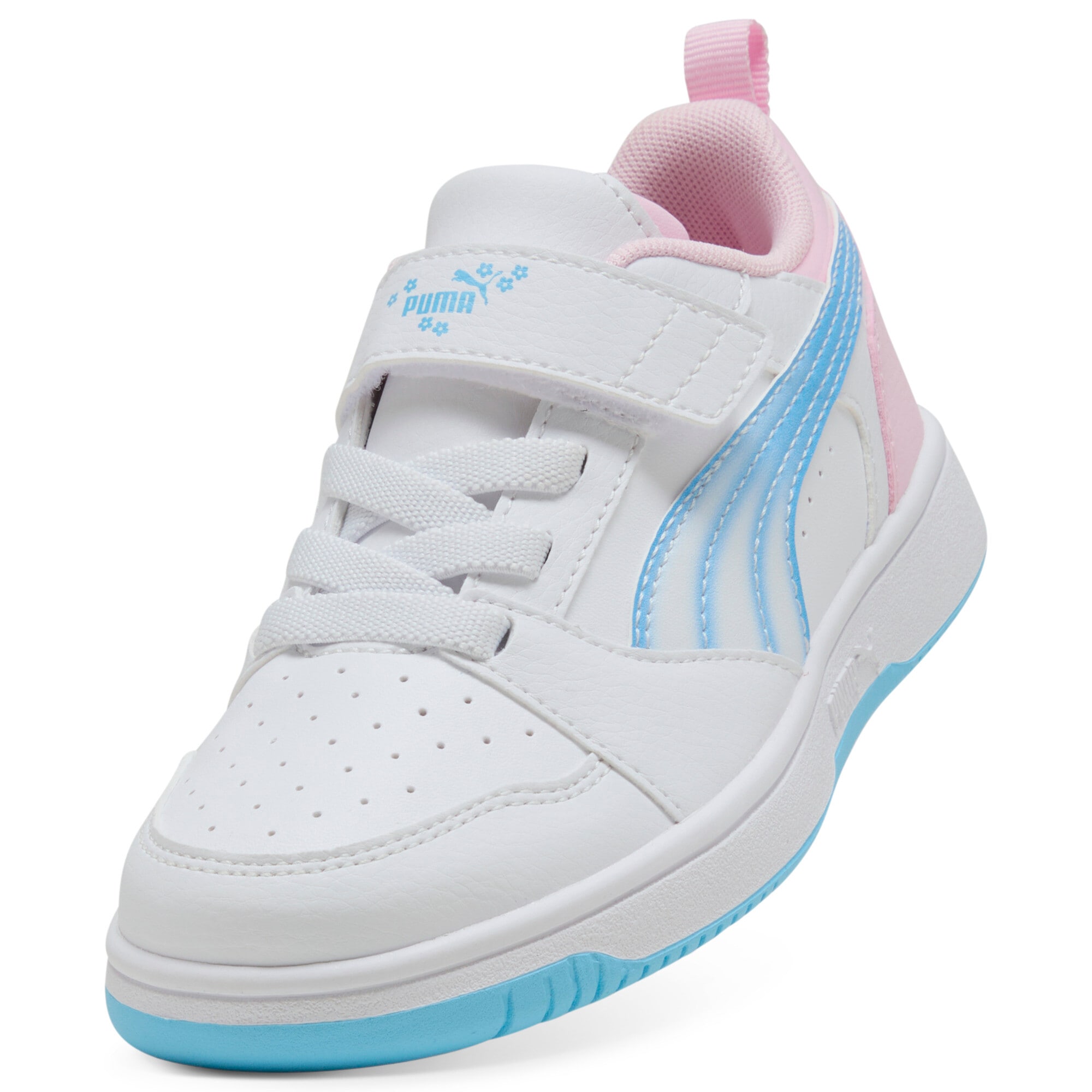 PUMA Sneakers »REBOUND V6 LO JELLY HEAVEN AC+ PS«  mit Klettverschluss, mit leicht profilierter Gummilaufsohle