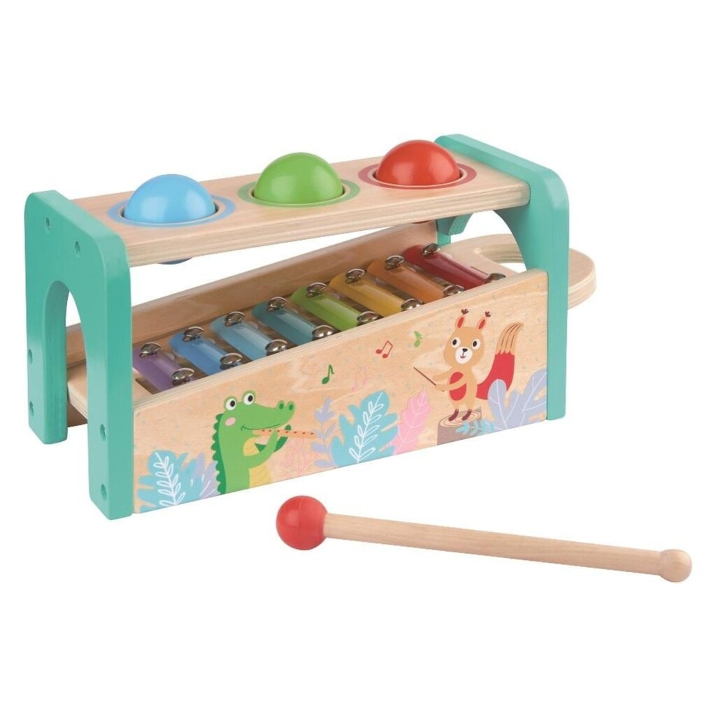 Spielba Spielzeug-Musikinstrument »Hammerspiel mit Xylophon«