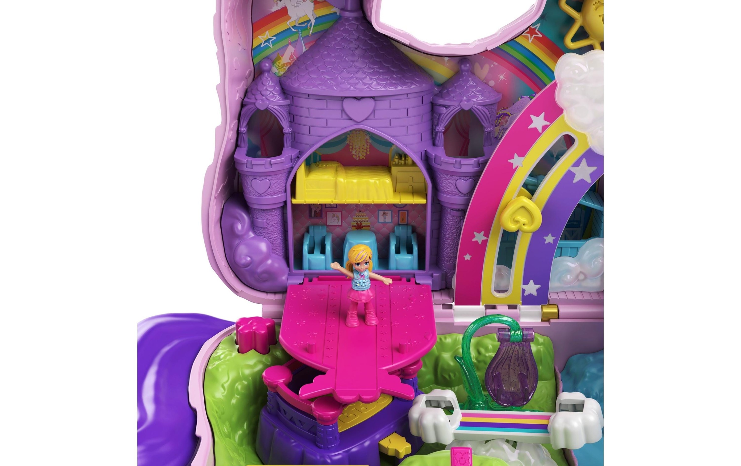 Polly Pocket Spielfigur »Pocket Einhorn-Party Spielset«