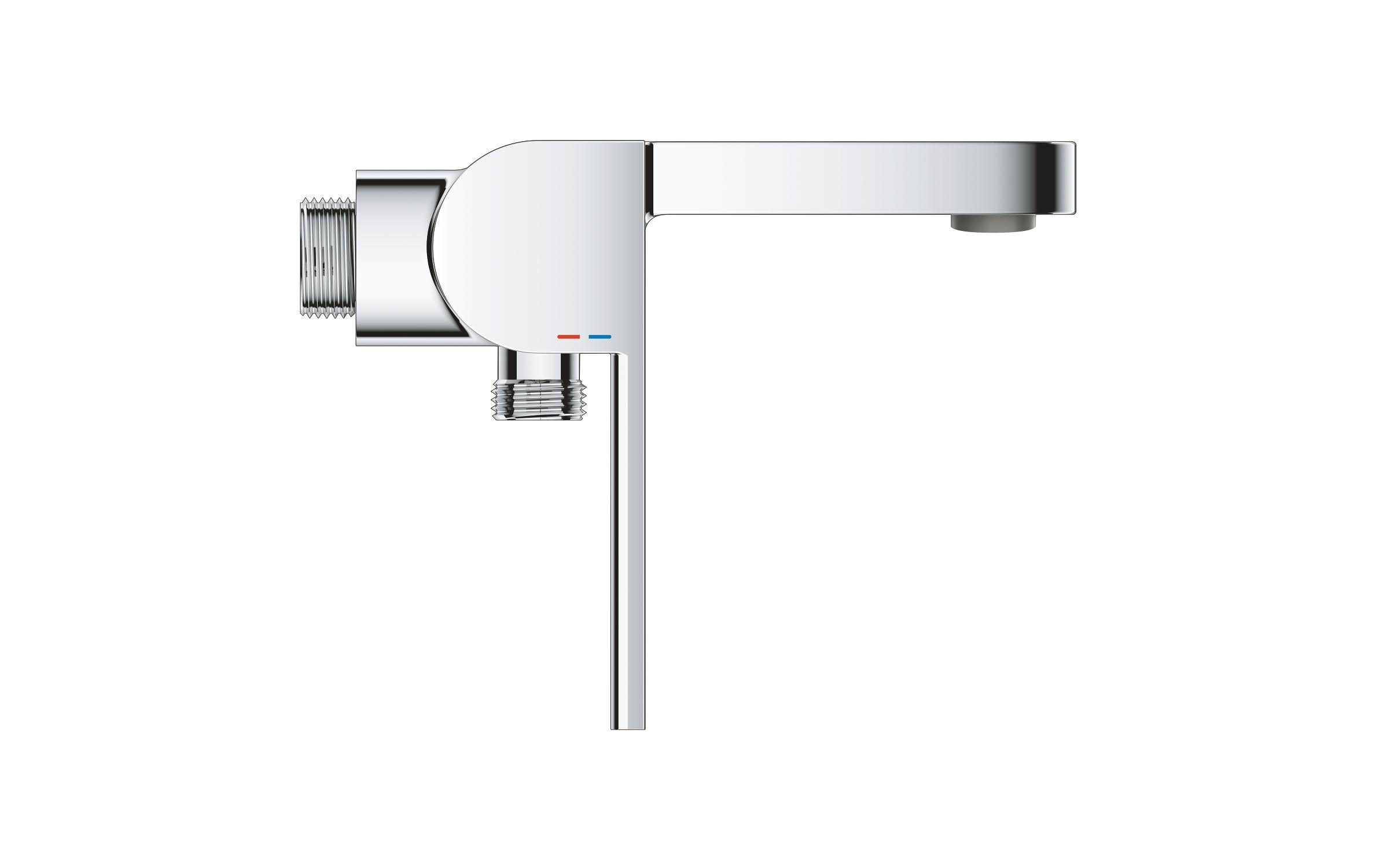 Grohe Badarmatur »Plus EHM Wanne AP 153mm CH«