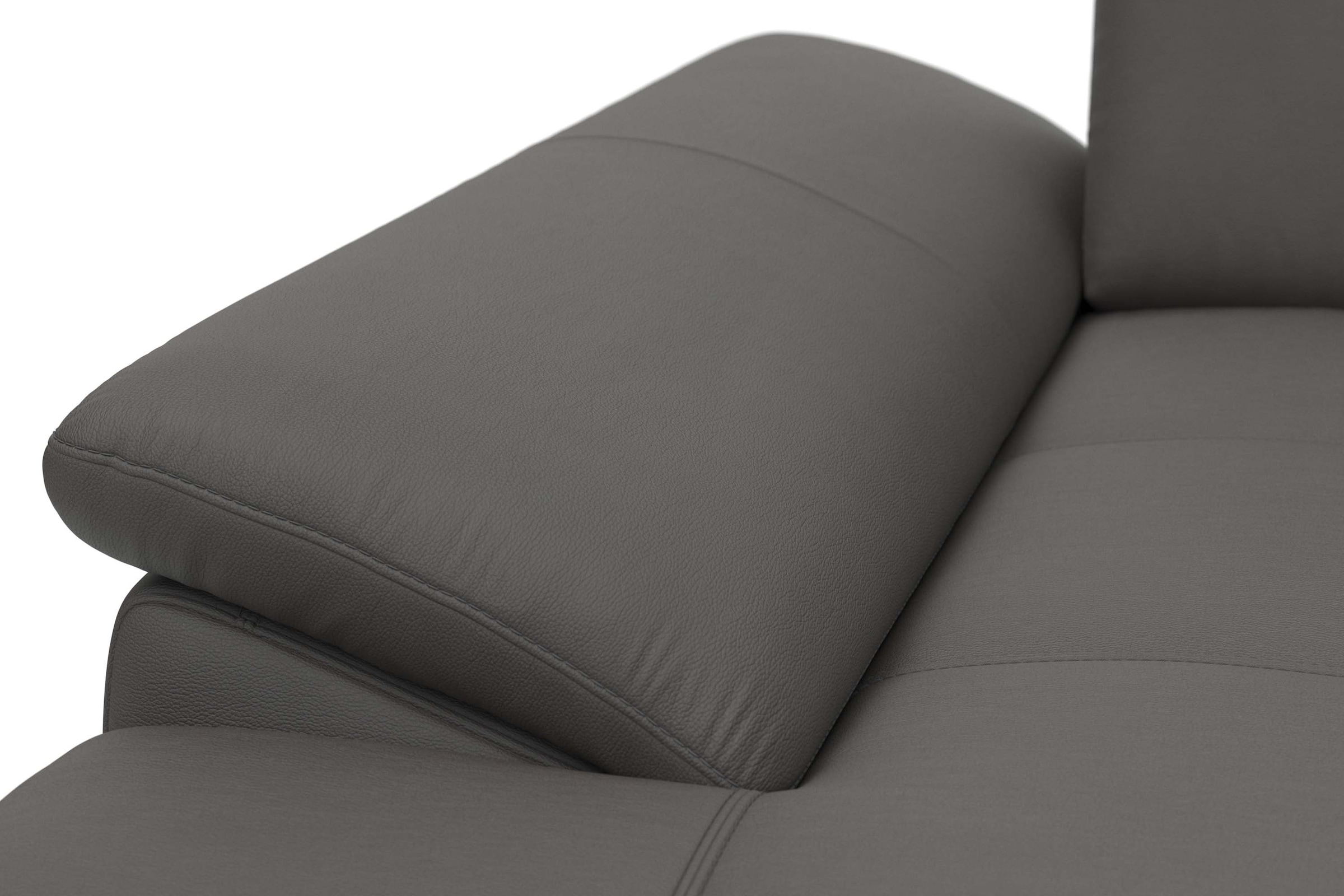 Places of Style Wohnlandschaft »Costello U-Form, mit Sitztiefenverstellung, Armteilverstellung und«, 3 Nierenkissen, optional Bettfunktion und Bettkasten