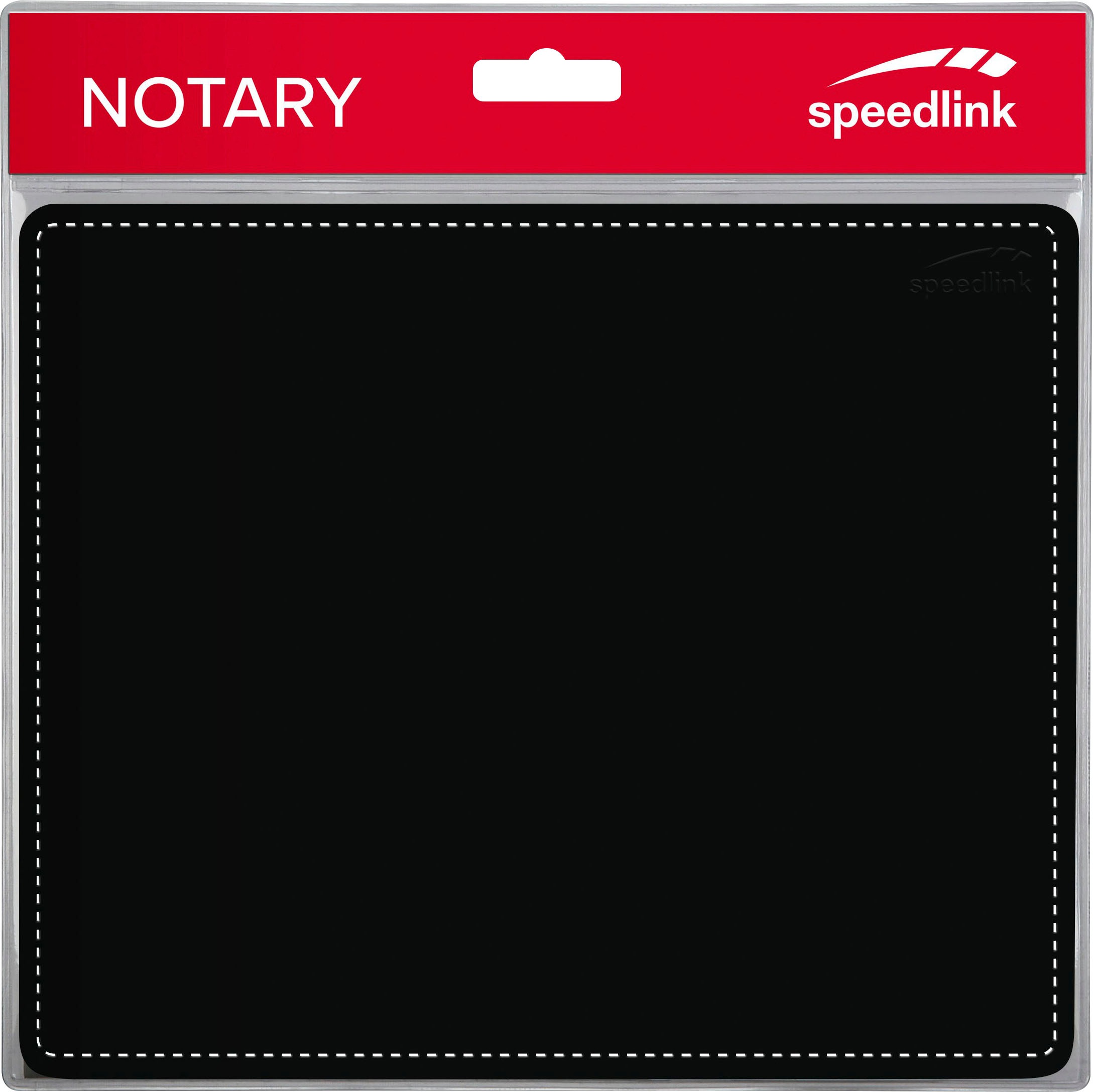 Speedlink Mauspad »NOTARY Soft Touch, schwarz«, mit Lederoptik, weiche Oberfläche und genähter Rand