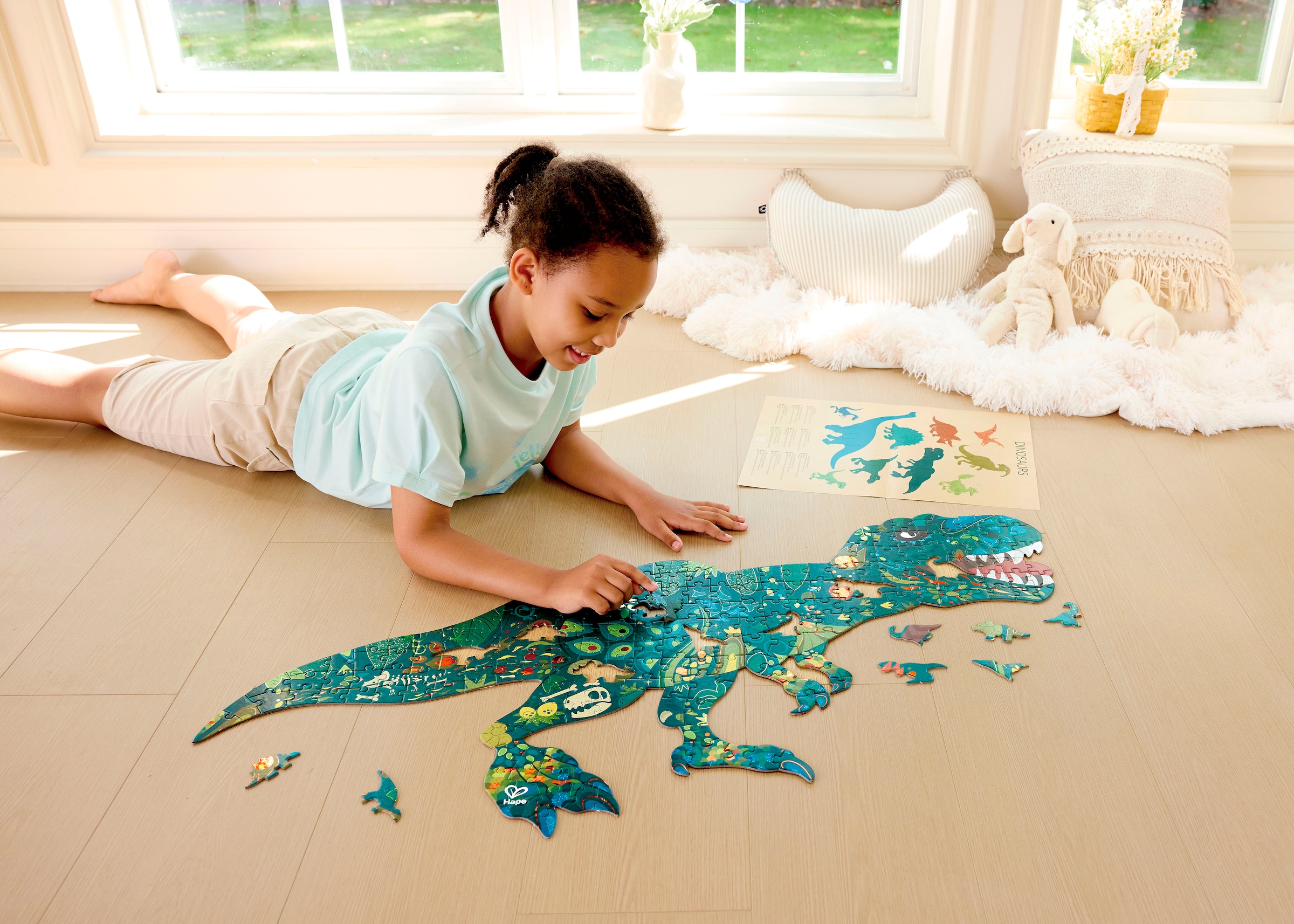 Hape Puzzle de contours »Dinosaurier«