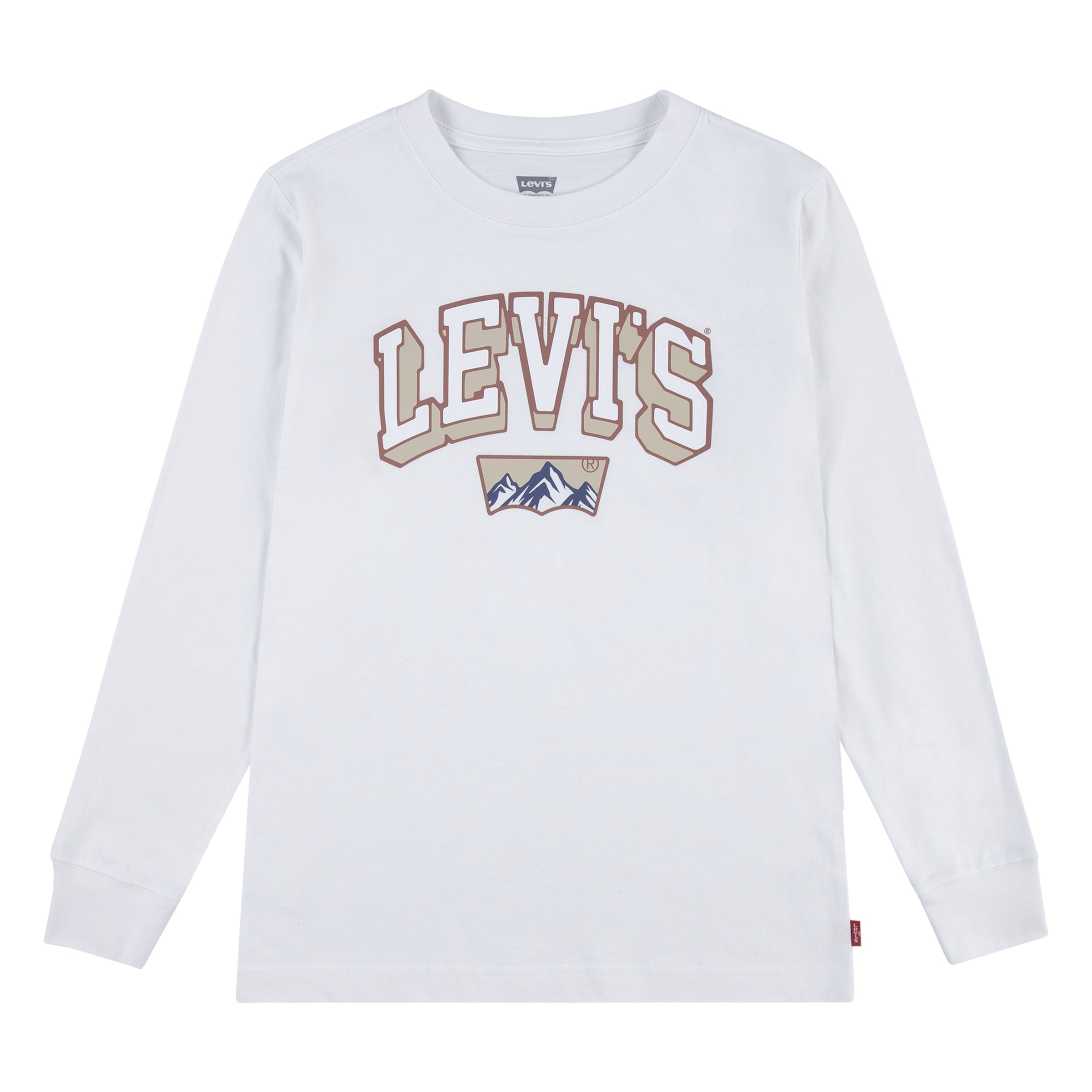 Levi's® Kids Langarmshirt »LVB ACADEMIC ADVENTURER LS TEE«, mit grossem Logoprint, aus Baumwolle - for Boys