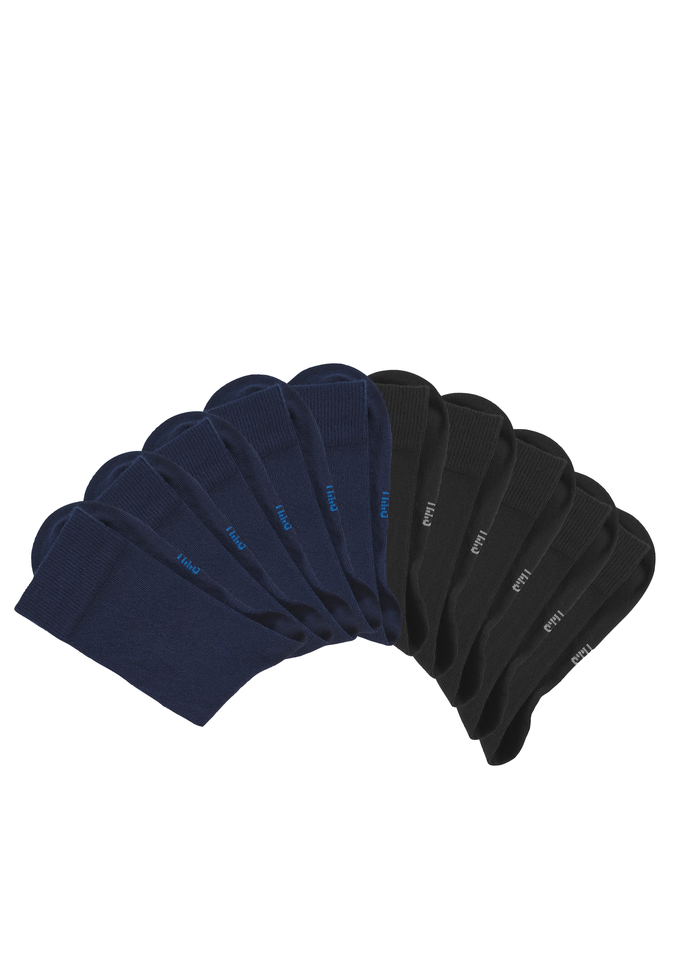 H.I.S Freizeitsocken Packung, 10 Stk. tlg. mit weichen Rippbündchen