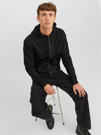 Jack & Jones Kapuzensweatjacke »JJEBRADLEY SWEAT ZIP HOOD NOOS«, mit Kapuze