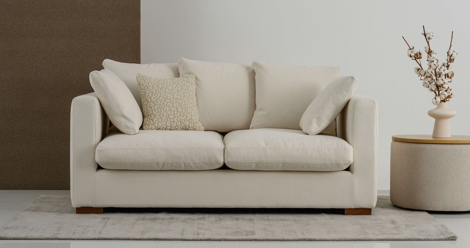 Image of Home affaire 2-Sitzer "Comfy" extra weich und kuschelig, Füllung mit Federn und Daunen