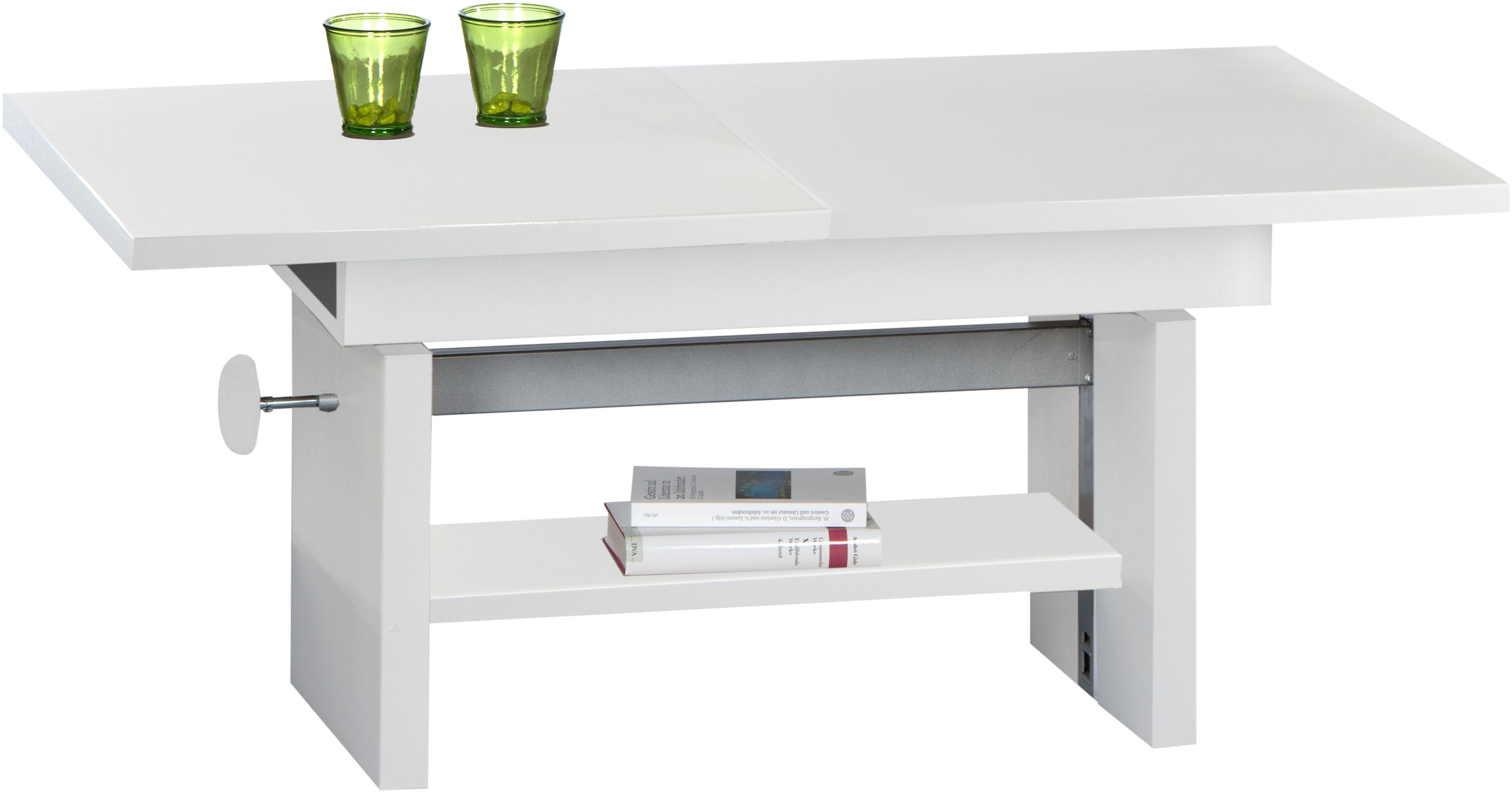 Image of Stolkom Couchtisch "Event höhenverstellbar, ausziehbar, BxHxT 110-150x48-63x65 cm" Höhenverstellbar mit Liftmechanik und ausziehbar in 3 Farbausführungen